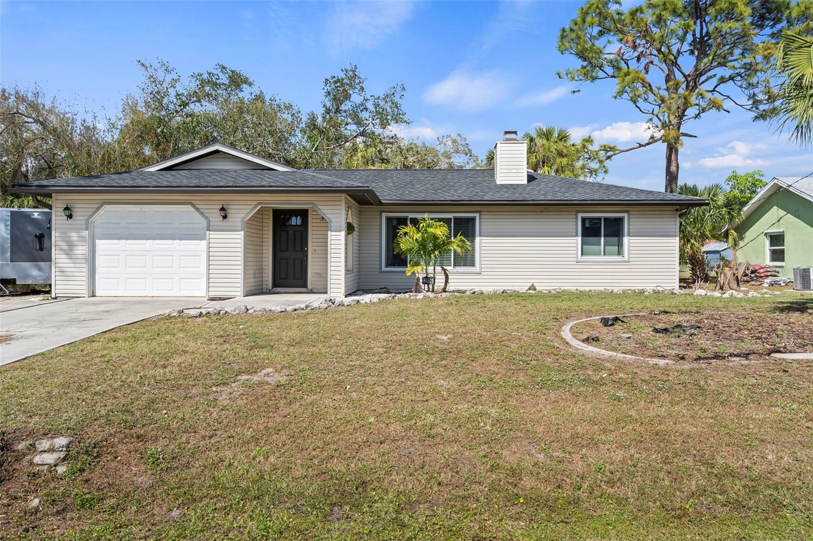 This stunning North Port home features a brand-new roof and impact windows, offering both security and peace of mind. Beautifully maintained, this 3-bedroom, 2-bathroom pool home perfectly blends comfort and convenience. The spacious eat-in kitchen provides plenty of room for cooking and gathering, while the split floor plan ensures privacy and functionality for the whole family.
Step outside to your private screened-in pool area, ideal for relaxing or entertaining year-round. With no HOA restrictions, you have the freedom to enjoy your property as you see fit. Plus, this home is not located in a flood zone, providing added assurance and potential savings on insurance.
Located in a thriving community with easy access to shopping, dining, and Florida’s breathtaking Gulf Coast beaches, this home is a must-see. Don’t miss your chance to own a piece of paradise in North Port