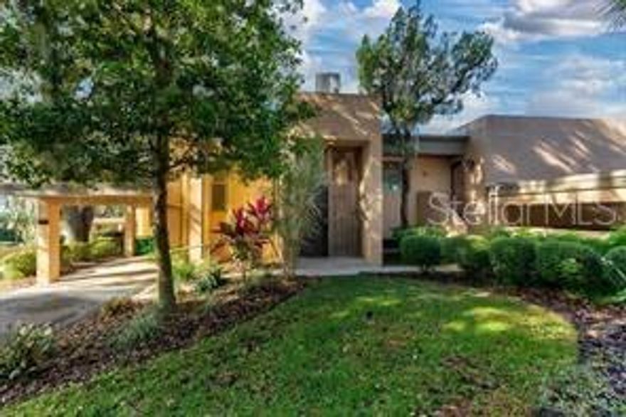 Welcome to Hillhouse Condos, Mount Dora’s most sought-after 55+ community. Located within walking distance of historic downtown’s quaint shops, restaurants, parks and waterfront, this cozy, quiet community of only 24 homes, offers a carefree lifestyle. Enjoy beautiful sunsets & holiday fireworks over Lake Dora from the balcony of this condo. The entry foyer welcomes you into the light and bright interior with spacious living and dining room areas. This 2 bedroom 2 bathroom condo has a comfortable split floor plan with all new windows and new wood look tile flooring throughout. Living room has a door leading to the private balcony with Lake Dora views! Both bedrooms have their own ensuite bathrooms and walk in closets – one with a shower/tub combo and the other with a walk-in shower. The kitchen has stainless steel appliances, a generously sized pantry and laundry room with washer and dryer included. A kitchen door, with built in blinds, leads to the outside.There is a private covered carport with room for additional parking. New roof 2021. HOA fees are paid by the Landlord, Water and Sewer is included in the rent. Easy commute to airports, 429 & Wekiva Parkway. NO SMOKING, NO PETS, no trucks or motorcycles allowed.