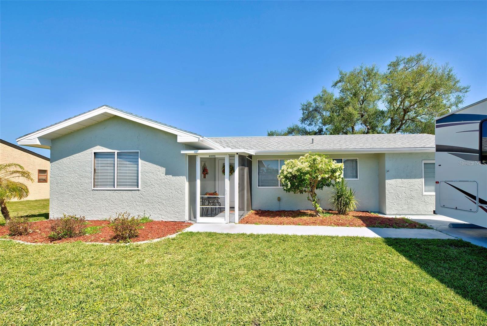 Short Sale. Charming Florida Home with Updates in the Heart of North Port! Welcome to 6792 Higdon Road, a beautifully maintained and move-in ready 3 bedroom, 2 bath home nestled in a quiet, well-established North Port neighborhood. This inviting residence sits on a spacious corner lot and offers the perfect blend of comfort, function, and convenience. Step inside to find a bright and open floor plan featuring ceramic tile throughout, a spacious living area, and an updated kitchen with modern appliances, ample cabinet space, and a cozy dining nook. Both bedrooms are generously sized, and the primary suite includes an en-suite bath and large closet. Newly completed within the past two years included the replacement of windows, roof, air conditioner, electrical panel, and kitchen plumbing fixtures. Currently the Master bedroom is being used as a living area used for home schooling. Please view with a bedroom in mind. The other two bedrooms are on the other side of the house. Integral to its appeal is the property's provision of city water and sewer services, which assure dependable and efficient day-to-day living. The thoughtfully included 30-amp power outlet stands ready to accommodate a camper, extending a warm welcome to outdoor lovers or offering a novel way to entertain overnight guests. Enjoy year-round outdoor living in the screened lanai, ideal for morning coffee or relaxing evenings. The fenced backyard offers privacy, room for gardening, or even a future pool. Additional highlights include a one-car garage, hurricane shutters, indoor laundry, and no HOA fees or deed restrictions. Centrally located close to shopping, dining, parks, schools, and just a short drive to the area's stunning Gulf beaches, this home offers affordable Florida living with convenience and style. Whether you're a first-time buyer, snowbird, or investor, this North Port gem is a must-see!