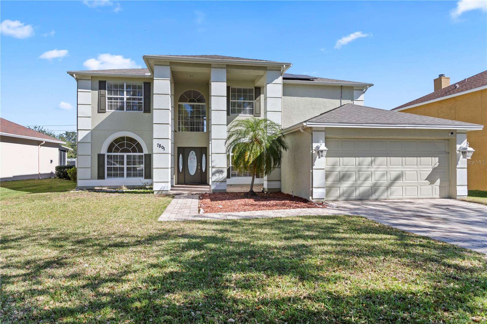 This beautiful home is located just miles from where a new Publix will be opening, Metrowest Elementary and much more. The master bedroom has a beautiful tub to relax in. The back yard has a great pool to enjoy your free time in!