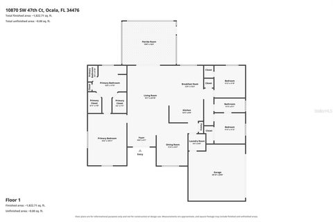 Tiny photo for 10870 SW 47th Court, Ocala, FL 34476 (MLS # OM733237)