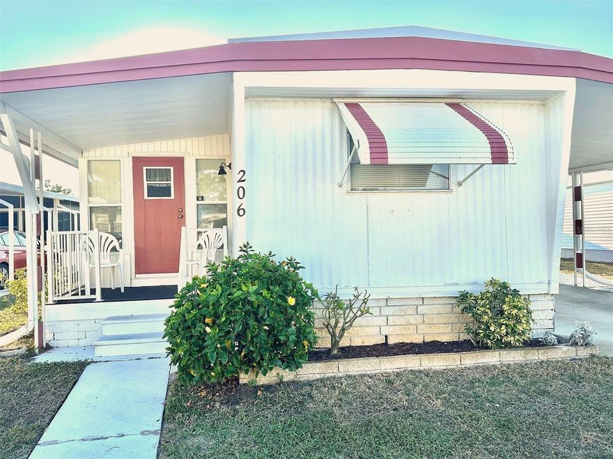 New Low Price! Hurry to See this Updated light & bright 2 bedroom, 1 1/2 bath , split plan, with added bumpout Living Room, and sunny screened Florida Room to enjoy! Fully Furnished and ready to move in, with all the extras! Beautiful laminate floors, updated fully loaded kitchen, Washer/Dryer, Double Roof Over, and plenty of covered parking for 2+ Cars + your golf cart! Spacious Workshop/Shed (8x11). Do not wait to see this one! Cash Only Small pet ok! Asking only 102,000 includes the share! Low $332. mo. fee, covers your water, sewer, garbage, cable tv, and internet, plus much more! See Clearwatercascade.com for all the wonderful pics and amenities! 2 pools, hot tub, kayak/canoe ramp, gym, security, and much more! Close to golf courses, shopping, beaches, airports, VA Medical, and all you would want!
