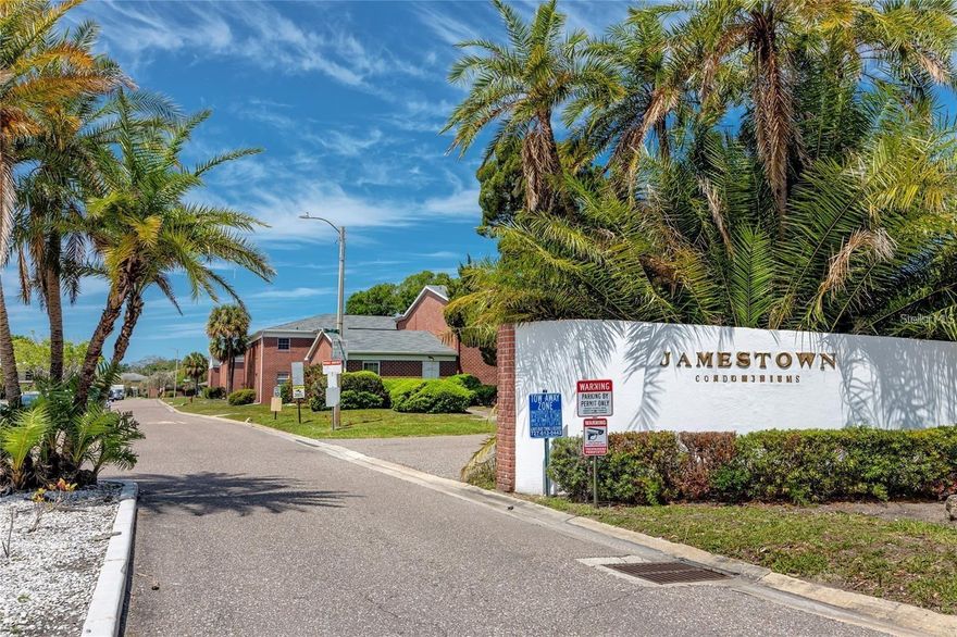 Great St. Pete location! Move In Ready! Great size 1 Bedroom 1 Bath second floor condo is conveniently located minutes from Downtown St Pete and the beaches. This property gives plenty of natural lighting and this bright open living space includes a large family room with a separate dining room. The kitchen features new stainless-steel appliances and some new cabinets. Bathroom was remodeled a few years back. This condo has newer windows and a spacious private balcony. The master bedroom has 2 walk-in closets. The Jamestown Condos provide 2 community pools, a tennis court, laundry facilities, and one assigned parking space. The rent includes Cable TV, Pool Maintenance, Maintenance Exterior, Maintenance/Grounds, Manager, Pest Control, Sewer, Trash, and Water. You would be 5 mins walking distance to the Gateway Shopping Plaza which includes Target, TJMaxx, Home Goods, Bath & Body Work, Publix, Party City, banks, restaurants and much more.