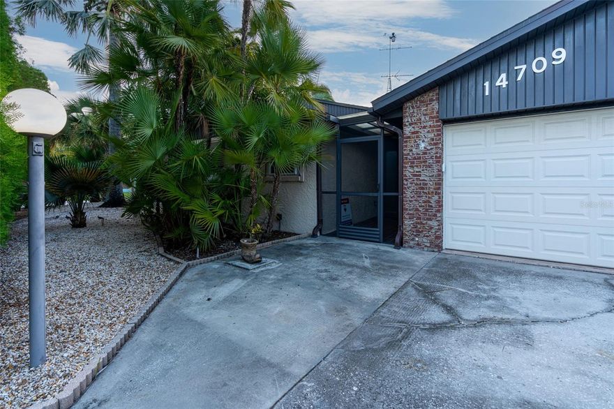 Highly sought after Citrus Park area! This beautiful 5 Bedroom, 3 Bath, Pool home sits on an oversized corner lot, fully fenced providing complete privacy.  Home is equipped with newer double pane windows (2015), hurricane awning, aluminum & clear carbonate shutters, Central Vac, Wired Security system, Fireplace, multiple  skylights and re-enforced garage door. Mesmerizing outdoor space with Hot Tub/ Spa (2020), Pool, two newer Sheds, landscape lighting and hardscape gravel yard, which means no mowing!! No HOA, No CDD & No flood zone! Rare find in this beautiful & growing area. Roof 2014. Citrus Park is known for its family-friendly atmosphere and proximity to major roadways. Here, you're just a short drive from Westfield Citrus Park Mall, with a wide array of shopping and dining options. The Veterans Expressway and other major routes make commuting to downtown Tampa and other areas a breeze. Interior Pictures coming soon! Don't miss, call us or call your Realtor to book a showing today. Homes like this rarely come along!