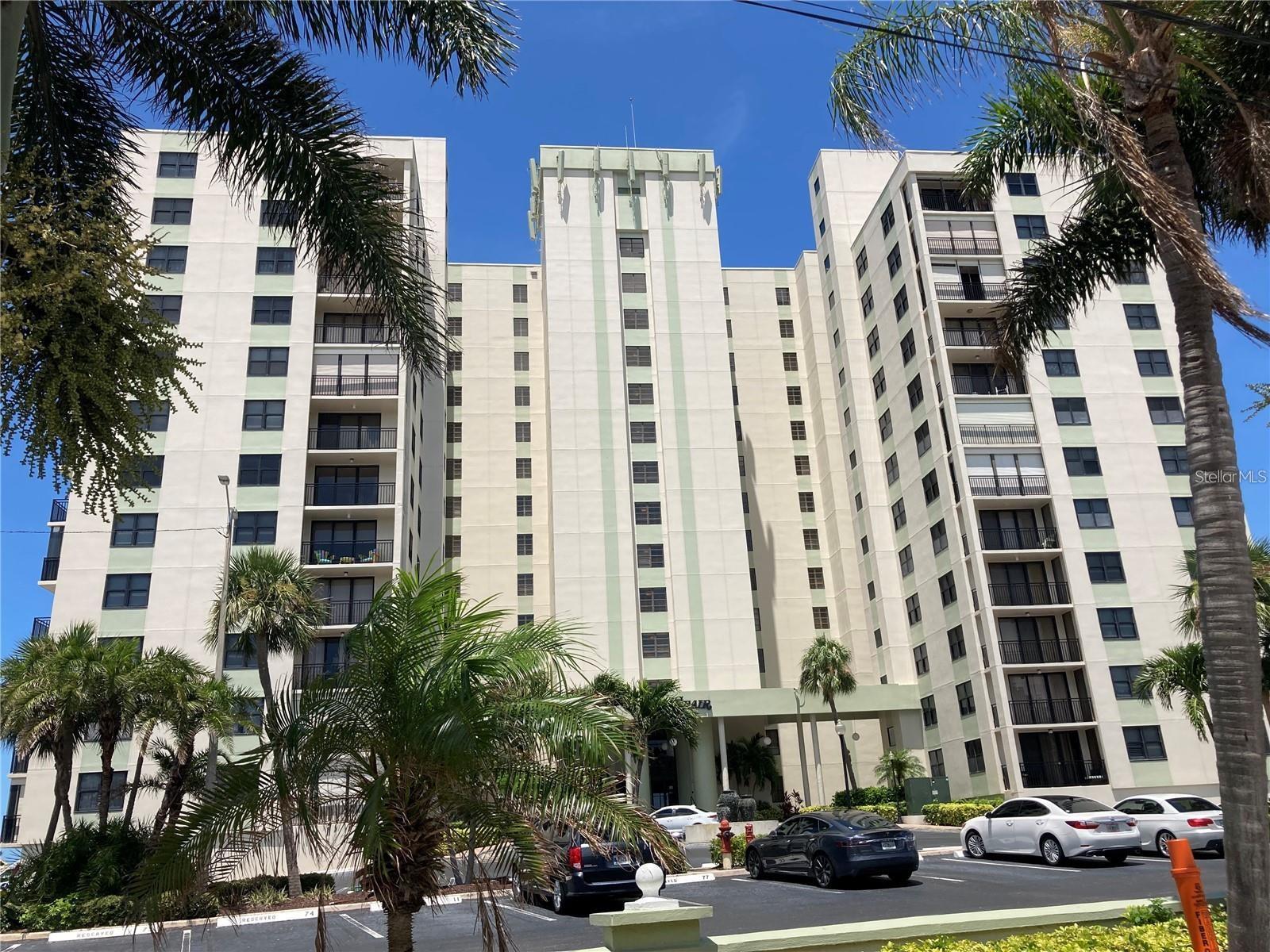 ***EXQUISITE LUXURY BEACHFRONT FURNISHED CONDO*** in ST PETE BEACH rated on Trip Advisor as one of the top beaches in the USA. The SAN SEAIR is gated community is located just a short stroll from the renowned Don Cesar Hotel and Resort. This spacious 1,420 square feet and updated 2 Bedroom, 2 Bathroom corner condo unit has 2 Balconies with impressive views of the GULF OF MEXICO and BOCA CIEGA BAY. Relax and enjoy the beautiful sunset each evening. Amenities include a first-class Lobby, direct beach access, barbecue grills, heated in-ground swimming pool, fitness center and community room. This condo unit is furnished in a clean contemporary decor. The Laundry room is conveniently located on the same level. You will have a dedicated parking space with plenty of guest parking available for your visitors. Utilities, internet and cable TV are included except electricity. Sorry, no pets and no smoking permitted. Come and enjoy PARADISE in St. Pete Beach. Come live at the SAN SEAIR.