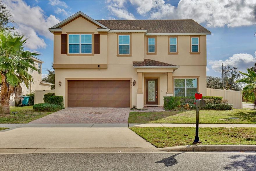 Gorgeous 4/2.5 Spacious Home with a Large Backyard and a 2 Car Garage in the Charming Community of Fells Landing - Orlando! Available Now! You will be impressed from the moment you walk through the main door, the spacious floor plan allows plenty of natural light to flow-in and brighten the home, creating a warm and inviting atmosphere. The blend of classic architecture with contemporary features, adds comfort, style and functionality. Boasting tile and carpet flooring throughout the home. The kitchen opens to the spacious living room and dining room, seamlessly connecting the main living areas, which is perfect for entertaining your guests or hosting a dinner. The fully equipped kitchen offers top-of-the-line appliances with an oversized kitchen island/breakfast bar, plenty of countertop space and large cabinets for extra storage. On the first floor you will also find a convenient half bathroom for guests. Upstairs the bedrooms are generously sized, the layout design provides space and privacy for everyone. The master suite is a true retreat, featuring a spacious walk-in closet and a stunning ensuite bathroom with a dual vanity sink, a garden tub and a luxurious step-in shower. The additional bedrooms offer flexibility for a growing family with a secondary full bathroom that also features a dual vanity sink for extra space. For added convenience, this home offers an inside utility room (Washer and Dryer included). Enjoy some quality time with family and friends, the large backyard is perfect for outdoor activities and cookouts. This home has a 2 car garage with a paved driveway for additional parking space. Don't miss it! Great location near Lake Nona Region, Lake Nona Medical City, Eagle Creek Golf Clubhouse and Nona Adventure Park, offering a range of shopping, restaurants and entertainment options. Orlando International Airport is just 20 to 25 minutes away with easy access to State Hwy 527A, FL-530 and FL-417. Pets will be considered. All residents are enrolled in the Resident Benefits Package which includes AC filter delivery, utility concierge, our best-in-class resident rewards program, and much more! More details in our Rental Selection Criteria or upon application. NO SIGHT UNSEEN APPLICATIONS. [21G]