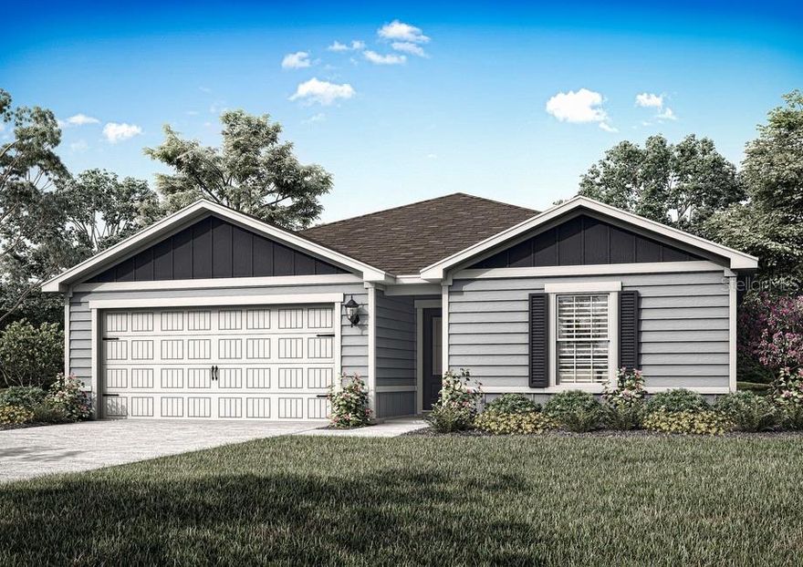Under Construction. Presenting the Caroline, a brand-new LGI home tucked away in the serene Palm Coast, FL area. This carefully crafted floor plan includes 3 bedrooms, 2 bathrooms, and a 2-car garage, delivering an ideal setting for comfortable family living. The Caroline is designed for making memories with those who matter most. The spacious family room creates the perfect setting for movie nights, game days, or celebrating your favorite holidays together. Just steps away, the chef-ready kitchen features stainless steel appliances, making it easy to prepare delicious, home-cooked meals to enjoy in the dining area. Step outside to the covered patio, an ideal spot for morning coffee or unwinding in the evening while watching the sunset in the back yard. Every inch of the Caroline showcases LGI Homes’ CompleteHome™ package, featuring modern finishes and thoughtful upgrades throughout. From beautiful countertops and energy-efficient appliances to a Wi-Fi-enabled garage door opener and programmable thermostat, this home combines style, convenience, and value. With so many desirable features included, the Caroline delivers everything you’ve been looking for, all at a price you’ll love. Don't let this opportunity slip through your fingers. Seize the chance to make this delightful residence your very own. Schedule a viewing today!
