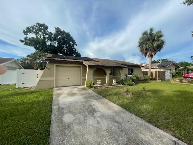 Beautiful and spacious home. Great for entertainment or having a relaxing time with the beautiful view of the backyard and pool area. Home is move in ready. Pool and yard service is included. Bonus: Office/Studio overlooking pool.