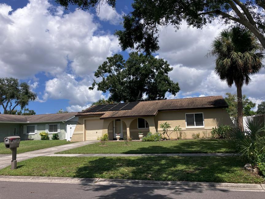 Beautiful and spacious home. Great for entertainment or having a relaxing time with the beautiful view of the backyard and pool area. Home is move in ready. Pool and yard service is included. Bonus: Office/Studio overlooking pool.