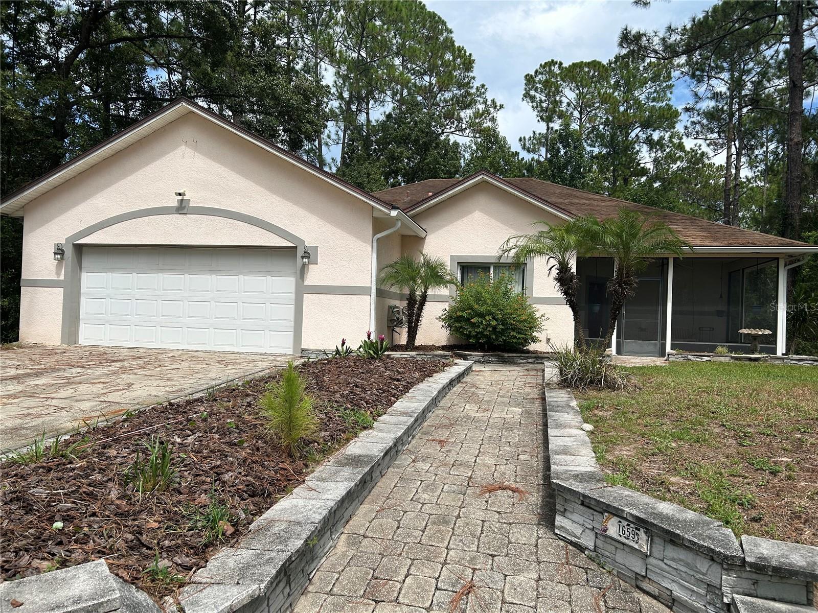 This home is 3159 square feet under roof and 2061 square feet under air. It is 4 bedrooms, 2 baths, den, kitchen, great-room, dining, cover front porch, cover back lanai. On a quarter of an acre lot. Recent internal plumbing leak required the home to be remediated. It is structurally sound and all remediation is complete. This is definitely an "as is" sale. The home was flooded due to a toilet overflow and was remediated by a professional services company. All details of that remediation are available upon request. The photos speak for themselves. This is a good opportunity for a buyer to fix and flip or a home owner to purchase and repair as needed. Definitely a cash purchase. A/C, Plumbing, Electric, well and septic are all functioning. Information herein is deemed accurate but not guaranteed. Buyers should confirm all information.