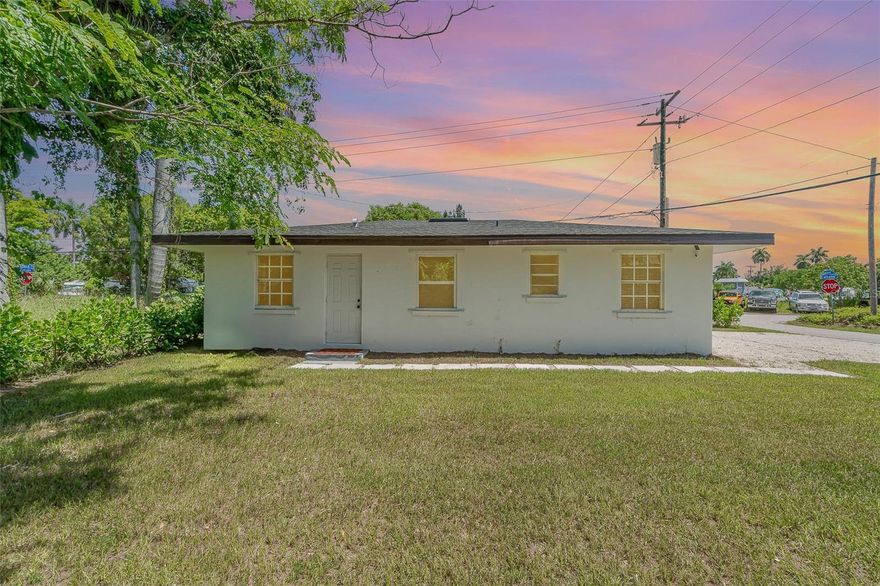 We are pleased to inform interested parties that the property is now back on the market. This move presents a fresh opportunity to acquire a beautifully updated home. The previous buyer’s financing fell through due to personal reasons. Rest assured, the home itself remains in excellent condition, and there are no issues affecting its marketability. The sellers remain motivated and ready to move forward with qualified buyers. Discover this beautifully remodeled single-family home nestled in a desirable location, giving you the best of both worlds: a tranquil residential setting with the excitement of downtown Fort Myers steps away. Whether you’re a foodie, a shopaholic, or a culture enthusiast, you’ll find everything you need nearby. The proximity to public transportation and major roads ensures your commute is smooth and efficient. Enjoy the seamless blend of modern updates and classic charm throughout this delightful residence. Step inside and be greeted by an abundance of natural light filling the open living room and dining area. The layout is perfect for entertaining or relaxing with family and friends. The kitchen boasts sleek granite countertops, brand-new stainless steel appliances, a microwave, and ample storage space for all your culinary needs. All three bedrooms are generously sized and give you a peaceful retreat at the end of the day. The updated full bathroom adds to the modern charm of this home. Featuring a dedicated indoor laundry space for added convenience, every detail has been carefully considered to give you the best living experience. This home is not just aesthetically pleasing; it’s also equipped for modern living. Roof was done about 2 years ago and the A/C is newer, providing reliability and comfort while adding to the home’s efficiency. The spacious yard is a blank canvas, ready for you to create your outdoor oasis. Whether you envision a lush garden, a play area, or a tranquil spot to unwind, this outdoor space can accommodate your dreams. Don’t miss out on this opportunity to own a piece of the Southwest Florida dream. This fully remodeled home combines modern updates, classic charm, and a prime corner location to provide a living experience like no other. Whether you’re looking for your forever home or a promising investment, this property has it all. Experience firsthand the quality, comfort, and convenience this charming residence has in store for you. Make this delightful house your new home and enjoy all the benefits of living in one of Florida’s most desirable areas. Contact your favorite Realtor for more information and a private showing.