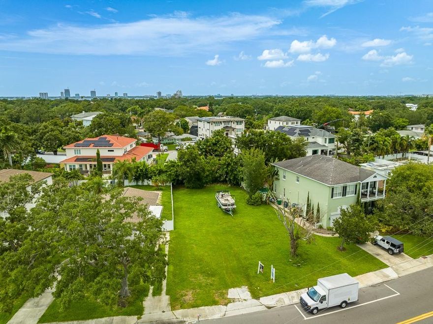 This is your opportunity to build your dream home on this vacant lot situated in the coveted neighborhood of Davis Islands. Located just south of Downtown Tampa & minutes from Hyde Park Village - this lot is the one! With views of Peter O Knight Airport, top rated schools, lots of shopping & dinning within close proximity -- this is one property you do not want to miss. Survey & preliminary plans available upon request. Come live the Island lifestyle & build your dream home today!