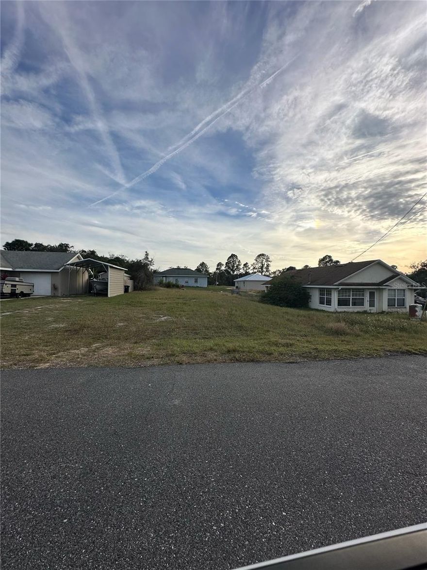 Cleared residential land for sale.