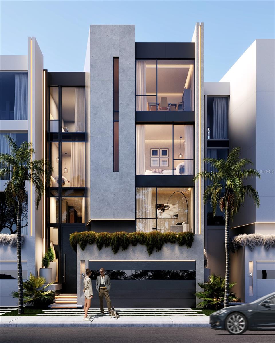 Pre-Construction. To be built. New Development | Interior S.F: Approx. 6,128.24 | Outdoor S.F: Approx. 789.35 | Garage S.F: Approx. 410.80. Welcome home to The Grove at Carrion Court, a brand new Eight Townhome exclusive, with European designer finishes, cool palette design and contemporary tropic details throughout. Offering four lofty floors with 7,328 total S.F + of wellness inspired living, encompassing 4 bedrooms + flex space, rooftop, gym, terrace and pool. The pinnacle of elevated living expressed through contemporary design, situated steps from the beach. Embracing the vibrant work-live balance of the Caribbean, this curated, boutique development offers an exceptional lifestyle experience, steps from the beach. At The Grove we have set a new standard for Puerto Rico living, with meticulous design, architecture and finishes. Each defined detail has been thoughtfully expressed to evoke an atmosphere of sophistication and elegance. A harmony of intention and energy, contemporary European elegance and ocean focused elements, come together to bring to life these sophisticated spaces in innovative and distinctive ways. As you step inside each curated home, you are captivated by the flawless fusion of contemporary aesthetics and new age charm. The heart of every home at The Grove lies within its chef grade, Italian gourmet kitchen, adorned with top-of-the-line appliances; this space will ignite your passion for the art of cooking and the talent of entertaining. At The Grove, amenities inspire wellness acting as extensions to the natural surroundings. More than just another residential collective, The Grove breathes new life into the mundane modernism of today’s construction; it’s a destination lifestyle experience, focused on health and longevity. If you are seeking what’s next in one of Puerto Rico’s most coveted locations; welcome to your ultimate aspiration, welcome to The Grove. The Grove is only steps away from the sand situated at the intersection of Condado Beach and Ocean Park, on Carrion Court.