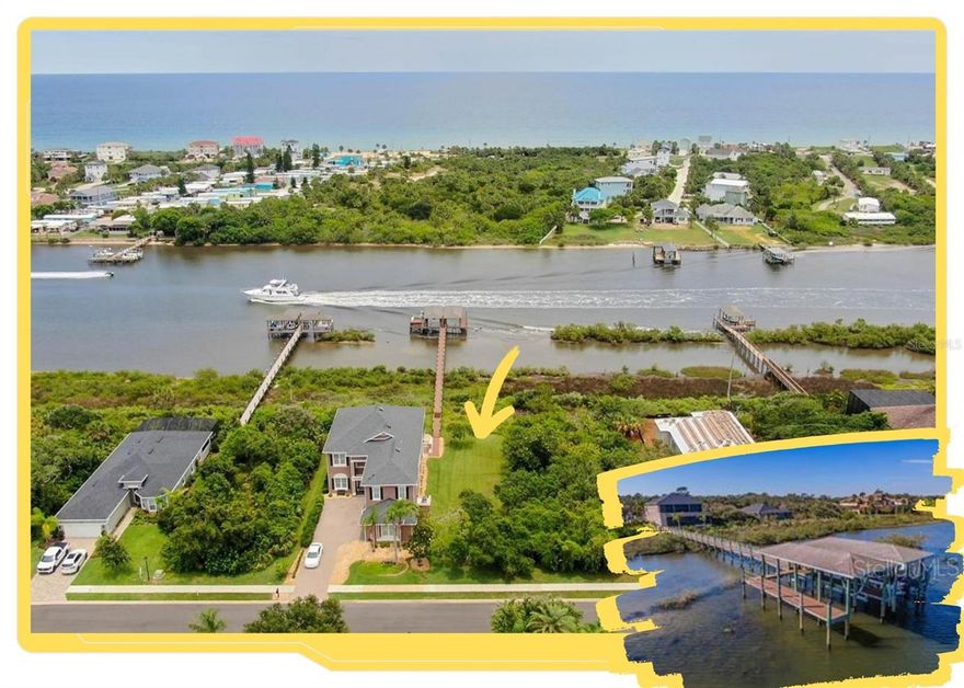 SAVE TIME AND MONEY! PRICED FOR QUICK SALE! INTRACOASTAL LOT W/ DOCK ALREADY BUILT WITH RARE 32 FOOT BOATHOUSE AND 9000 LBS LIFT located in Palm Coast Plantation. Why buy another lot and go through the dock permitting process when you can buy this lot priced under what it would cost you to replicate?  Need a place to keep your boat on a lift while you enjoy fishing on your dock all while building your home? This lot is ready to build on and mostly cleared. If you have recently looked into building a dock, you will see that this lot is saving you time and aggravation! Seller will allow buyers use of electric & water for the dock use until house is built! Start dreaming today with no time frame to build, bring your own custom builder. Take advantage of all the amenities of a community pool, tennis courts, playground, gym and RV & boat storage in this nature lovers paradise in the premiere gated community of Palm Coast Plantation. Only minutes to famous Flagler Beach, shopping, restaurants, medical facilities & more. Lot is part of existing home at 30 N Riverwalk will be separated prior to closing.