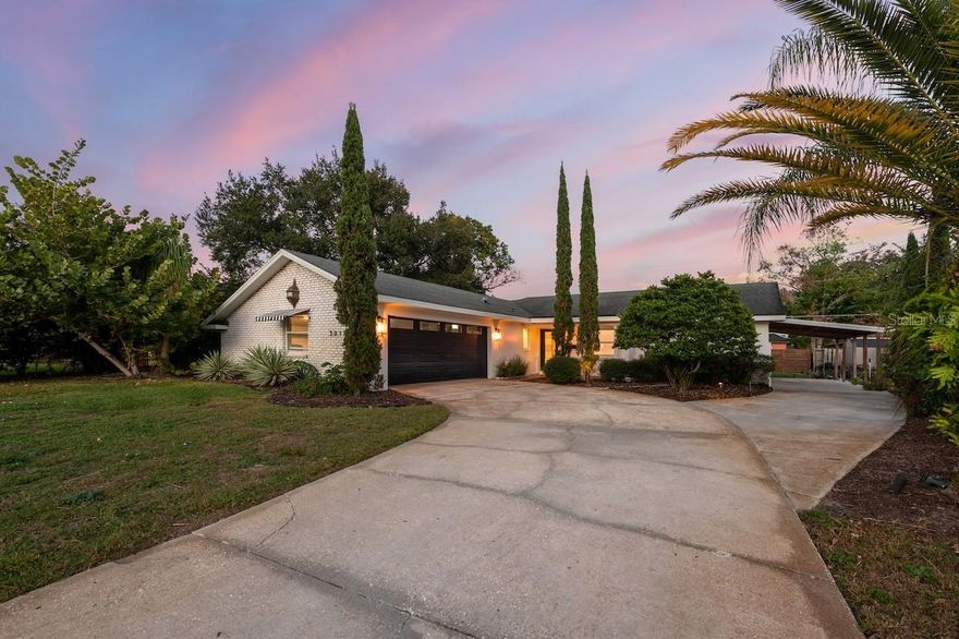 Charming renovated home in the highly desired Lake Conway Estates community! Bright, open living areas feature floor-to-ceiling windows that fill the space with natural light and create a warm, welcoming atmosphere. The chef’s kitchen boasts an oversized island, specialty storage, multiple sinks, and ample prep space. The primary suite includes a tastefully remodeled master bath and a custom closet, while updates such as an updated electrical panel and tankless water heater make this home move-in ready.

Enjoy the inviting pavered patio or rear deck, and take advantage of the oversized two-car garage and covered carport—perfect for extra vehicles, a boat, or jet skis. Optional HOA access includes a community boat ramp, fishing dock, park, and tennis courts. Located in the heart of Conway, this home is just minutes from Downtown Orlando, the airport, dining, shopping, and major attractions.