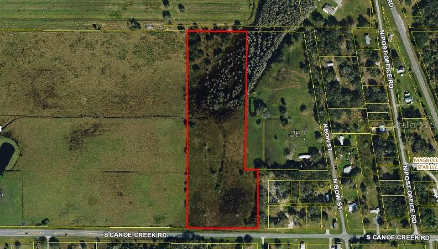 Positioned on Canoe Creek Rd in the Kenansville area, this 12.29-acre property presents a rare opportunity to own a substantial piece of land in a growing area of Osceola County. With extensive road frontage and wide-open space, this property offers endless possibilities—whether you're looking to build a private estate, bring your vision of a ranch or homestead to life, place a manufactured home, or hold for future investment.

The size and layout provide flexibility, privacy, and room to expand—ideal for those seeking space for outdoor living, recreational use, or long-term development potential. Enjoy the quiet, open surroundings while still being within reach of major roadways, shopping, dining, and everyday conveniences.

This location allows you to step away from the hustle and bustle while staying connected when needed. Whether you're ready to build now or secure land for the future, this is a standout opportunity to own acreage in Central Florida with room to grow.