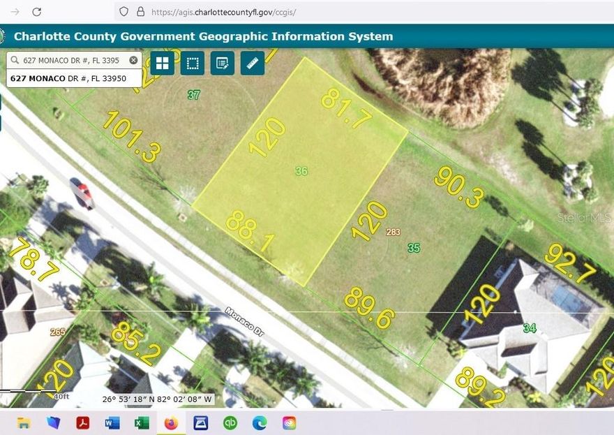 GOLF COURSE/WATER VIEW LOT in Deed Restricted Burnt Store Isles! This highly desirable location borders the golf course, featuring scenic waterfront directly behind. The beauty of this lot is enhanced with plenty of local wildlife, including ducks, cranes, herons, ibis, cormorants and much more. Area residents are eligible for membership in the Twin Isles Country Club, a short walk away, with 18 holes of golf, tennis courts, a swimming pool, a fine restaurant and many community activities. Burnt Store Isles has very little vacant land remaining, this may be your one of your last chances! There are no mandatory HOA fees, membership in the Burnt Store Isles Association is optional at $50/year (it is a Neighborhood Association, not an HOA by Florida Statute 720). Deed restrictions are listed on the website at BSIA.net, enforced by the applicable City of Punta Gorda zoning district. Just 2 blocks away is the convenience of a Publix Shopping Center and Home Depot.  Walmart is just minutes away and downtown Punta Gorda is just 5 minutes away with all the histororical sites to visit, the miles long walking trail along the Charlotte Harbor, pickleball courts all over town and so much more.  A variety of dining places such as the local pub, sports bars and fine dining with multiple different cuisines to choose from.  For all you golfing enthusiasts, there are 8 different golf courses within a 20 minute drive. The park on the Charlotte harbor is spectacular and then our local traditions such as the Saturday morning farmers market, always a fan favorite, and then the Christmas Tree lighting block party and of course a massive Halloween experience.  So walk the lot and imagine building your dream home right here in Burnt Store Isles!