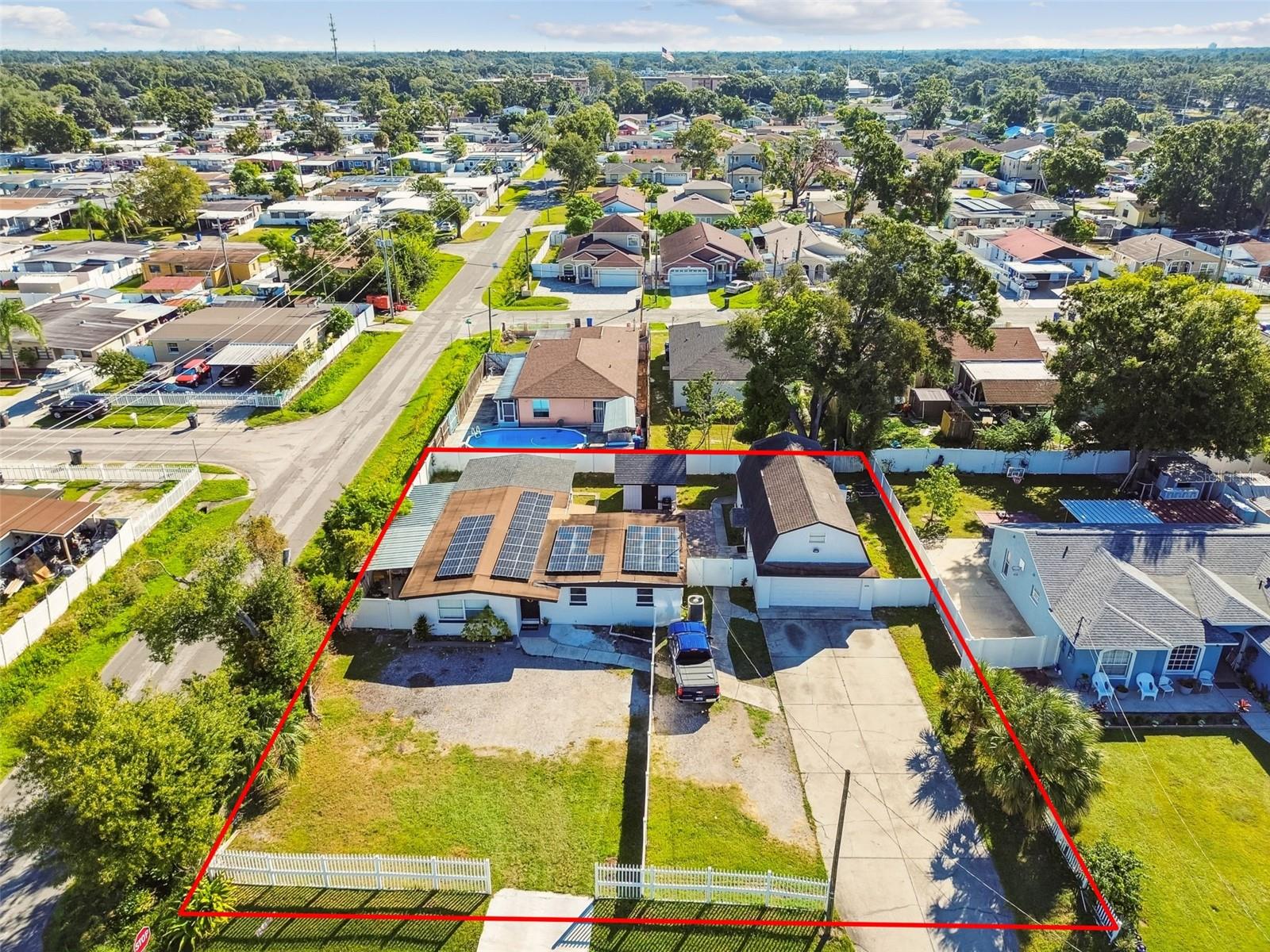 Location, Location, Location...Turnkey income property generating $7,150 a month, featuring solar panels, a double lot, and located outside flood zones.
Investors and savvy buyers — this is a rare opportunity to own a fully rented, income-producing property in Tampa generating $7,150 a month across four separate units! Situated on a huge 12,810 sq ft double lot, this property is zoned RSC-9, allowing for up to 9 dwelling units for gross acre (buyer to verify).
Unit Breakdown & Rents:
• Main Home: 3 Bed / 2 Bath – Rented at $2,600/month
• Attached In-Law Suite (Unit B): 1 Bed / 1 Bath – Rented at $1,500/month (private entrance)
• Detached Apartment 1: 1 Bed / 1.5 Baths – Rented at $1,500/month
• Detached Apartment 2: 1 Bed / 1.5 Baths – Rented at $1,550/month
Total Monthly Income: $7,150
The main home is equipped with solar panels (included in the sale), helping to offset utility costs. The property is not located in a flood zone and has never experienced flooding, offering peace of mind and lower insurance costs.
Highlights:
• Four income-producing units on one property
• Zoned RSC-9 – development potential
• Large 12,810 sq ft lot (double lot)
• Solar panels included
• Separate entrances for all units
• Ideal for investors or multi-generational living
Prime Central Tampa Location:
• 6 mins to George M. Steinbrenner Field
• 7 mins to Al Lopez Park
• 8 mins to Raymond James Stadium
• 17 mins to Armature Works
• 20 mins to Ybor City & Courtney Campbell Causeway Beach
• 22 mins to Channel side District & Sparkman Wharf
This is your chance to own a high-performing rental property with solid income and long-term
upside. Showings by appointment only — schedule today!