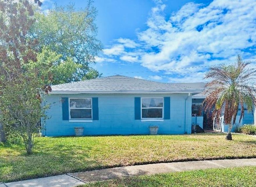 This home sits at the end of a cul-de-sac with an attractive courtyard entry to the 2 car garage.  The Kitchen has been updated with new cabinets and tile flooring and the baths all have been remodeled and have tile flooring. The remodeled Primary Bedroom has Luxury Vinyl Flooring. The house has had all the windows and front door replaced. The screened porch overlooks a spacious fenced backyard that includes a block building (summer cottage) with electric and plumbing that is currently being used for storage. The Roof was replaced in 2022 and the yard has a sprinkler system. Make an appointment to see today!!