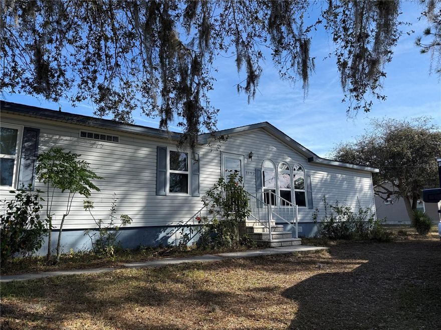 Discover an incredible opportunity to own an acre of land in the heart of it all. This 3 bedroom, 2 bathroom manufactured home is conveniently located near top-rated schools, Tampa Premium Outlets, and a wide variety of shopping and dining options, this property puts everything within easy reach. The home features major updates already completed for you, including a newer AC system, water softener, newer water heater, and a recently serviced septic tank—giving you peace of mind from day one. All that’s left is to bring your vision, creativity, and personal style to make this home truly your own.
With space, location, and key upgrades already in place, this property is ready to become your perfect retreat. Make it yours today!
