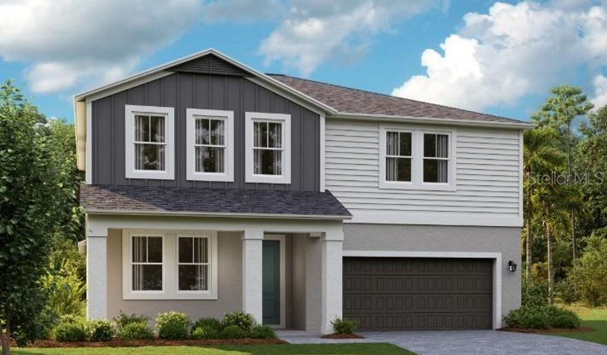 Under Construction. Coquina 
BELOW MARKET INTEREST RATES with use of Seller's Preferred Lender.
Welcome to the Coquina, a two-story masterpiece with a modern design. This spacious floorplan offers 5 to 6 bedrooms, 4 bathrooms, and a 3-car tandem garage, perfect for growing families or those who love to entertain. At the front of the home, a private bedroom and bathroom serve as the perfect guest suite. A laundry room is conveniently located in the extended foyer which opens up to the heart of the home. The kitchen, featuring 42" upper cabinets, stunning quartz countertops, stainless-steel appliances, and a large kitchen island overlooks the open living and dining areas. Sliding glass doors lead to the large lanai, providing a seamless transition to outdoor living. The owner's suite is tucked away at the back of the home, offering a serene oasis with double vanity, a freestanding tub, a walk-in shower with floor to ceiling tile, and an oversized walk-in closet. Upstairs, you'll find 3 spacious bedrooms, 2 full bathrooms, a flexible recreation space, and an office or optional 6th bedroom. With modern conveniences throughout, like the smart thermostat with voice control, the Coquina is a home designed for bold living. 
Beyond the home, Pasadena Woods enhances everyday living with amenities designed for both relaxation and recreation. Residents can enjoy pickleball courts, a resort-style pool, a dog park, a tot lot, walking trails, and curated lifestyle programming—all thoughtfully planned to foster connection and community. Ideally situated near local parks, The Grove, KRATE, and major commuter routes, Pasadena Woods puts shopping, dining, entertainment, and everyday conveniences within easy reach. 
Images shown are for illustrative purposes only and may differ from actual home. Completion date subject to change.
Contact or make an appointment for more details on interest rates.