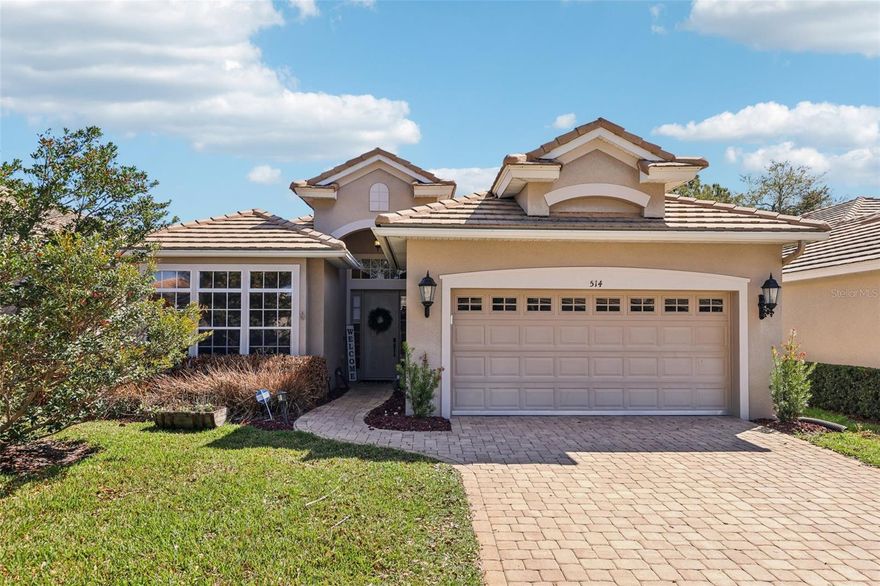 Experience the Florida lifestyle in the gated community of The Villas of Westridge at Debary Golf & Country Club. This 3-bedroom, 2-bath single-family home is bright and welcoming, with sunlight streaming throughout and new LVP flooring adding modern style and durability. From the moment you enter, your eyes are drawn to the solar-heated pool and expansive entertaining area—a perfect backyard oasis with waterfalls where you can relax or enjoy nature in peace.

The home features a spacious open floor plan with high ceilings and crown molding, ideal for everyday living or entertaining. The kitchen is designed for social cooking, with granite countertops, 42-inch cabinets, and a gas stove ready for your culinary creations. A breakfast nook overlooks the pool, providing a serene spot for morning coffee.

The split bedroom layout offers a generous primary suite with pool views, an ensuite featuring a soaking tub, dual vanity, separate shower, and a large closet. The two additional bedrooms are positioned on the opposite side of the home, separated by a full bath. One of these rooms, formerly used as an office, includes plantation shutters across a full wall of windows.

Additional highlights include a tankless water heater for on-demand hot water, and a new HVAC installed in 2023 for worry-free comfort. Enjoy the peace and serenity of your private backyard retreat, while still being just minutes from shopping, SunRail, and I-4.

Residents can opt into the Debary Golf & Country Club, offering golf, tennis, pool, fitness, and dining, all part of a luxurious lifestyle in this coveted community.