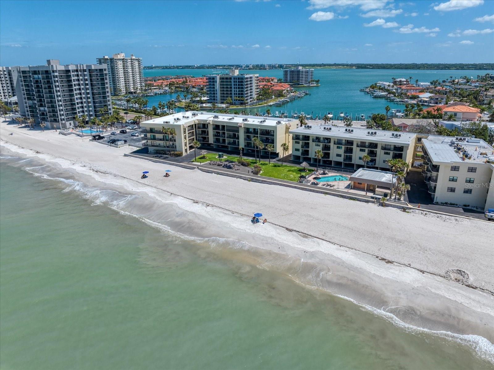 Coastal Luxury on Belleair Beach –2/2 Boutique Condo Community
Welcome to your dream coastal retreat in this exclusive boutique property nestled on the serene sands of Belleair Beach. This beautifully renovated condo offers the best of Florida living with private beach access, low foot traffic, and unmatched tranquility.
Step inside to discover an open, airy layout enhanced by two spacious balconies, perfect for soaking in breathtaking Gulf breezes.
Recent upgrades total over $180,000 in premium features, including:
Hurricane-rated sliding doors, Miami-Dade hurricane-rated balcony protection screens, New UV-protectant blinds on every door, Custom kitchen, Quartz countertops, Stainless Steel new appliances, Porcelain flooring throughout, Elegant crown molding, Stylish new ceiling fans, Decorative shiplap accents, Custom-tiled showers, Custom vanities, Cozy fireplace, New A/C unit, New air handler. Tankless water heater. Reverse Osmosis water purification system. Yale keyless entry system. All new stainless steel appliances. The HOA amenities enhance comfort and convenience, offering: Private carport with additional guest parking. Private beach closet for easy storage. Large, heated and cooled community pool. Freshly rebuilt expansive deck. Modern gym and recreation room. Spacious clubhouse available for free rental. Common bike storage. Additional shared storage areas. New roof, Elevator, Cable and water included
The community features a renovated clubhouse, modern gym & rec room, and a sense of privacy that’s rare on Florida’s west coast, yet conveniently attached to the vibrant Sand Key and Clearwater Beach area. Whether you’re entertaining or relaxing, this home blends security, style, and seclusion.Watch dolphins swim by as you sip your morning coffee or unwind with sunset views that feel like a private show.
Centrally located near fine dining, shopping, and both Clearwater-St. Pete (PIE) and international airports, you’re perfectly positioned to enjoy the best of Florida's Gulf Coast lifestyle.
30-day rentals are allowed and welcomed, making this a fantastic investment opportunity as well as a personal paradise.
Don’t miss your chance to own a piece of paradise in this coveted Belleair Beach enclave—schedule your private tour today!--