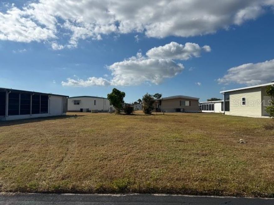 Vacant lot located near the Clubhouse, Activity Center and the many surrounding amenities. Come and enjoy the ultimate lifestyle on Florida's Gulf Coast, located between Sarasota and Fort Myers, with boat access to the Myakka River. La Casa is a quiet 55+ community of 974 home sites nestled among a variety of native trees. Spacious common grounds surround our eight lakes. Welcome to the Good Life! Recreation, two Clubhouses, two heated pools, and hot tubs. There is no shortage of activities to keep you entertained.