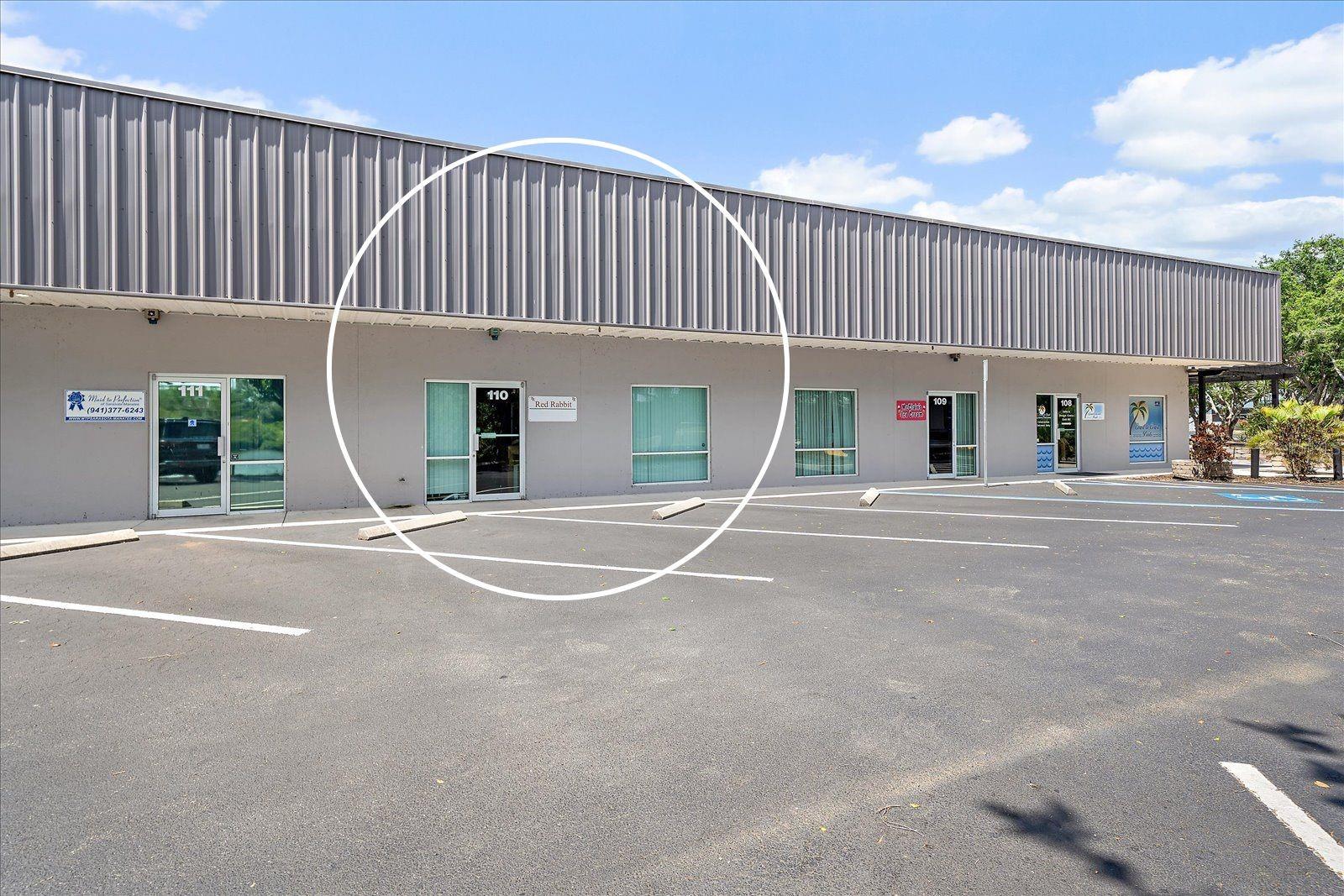 Fully air-conditioned office/warehouse unit in popular Interstate Lake Industrial Park. Storefront entrance into a waiting area, multiple private offices and 2 private restrooms. 960 SF fully A/C Warehouse with 265 SF 2nd floor mezzanine space for storage. 2 separate A/C units. Unit backs up to a serene water view. Recent Condo Assessment of $10,000 has been paid by the seller.