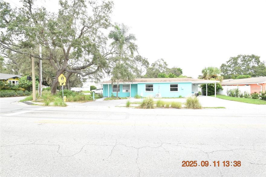1 Bedroom 1 Bathroom Dunedin duplex.
Great walkable location: just 10 minutes to downtown Dunedin and 2 blocks to the Pinellas Trail!
Fenced yard offers privacy while enjoying the Florida outdoors.
New white vinyl fence repairs pending, contact leasing agent for details.
Freshly painted interior and exterior ready for your finishing touches!
Tile flooring throughout looks great with any décor and is so easy to clean and maintain.
Stainless steel kitchen appliances include range and Brand-New refrigerator.
Bathroom features Brand-New vanity!
Window blinds for light control and privacy.
New Mini Split AC system, a sleek energy efficient solution to keep you cool without driving your utility bill up.
Ceiling fans will be sending you a cool breeze.
Efficient window AC units will keep you comfy year round.
Convenient to plenty of shops, schools and dining. TD Ballpark just minutes away!
Utilities are separate and tenant responsibility.
Lawn care is separate and tenant responsibility.
DONT FORGET TO CHECK OUT THE FULL WALKTHROUGH VIDEO AT OUR WEBSITE!!