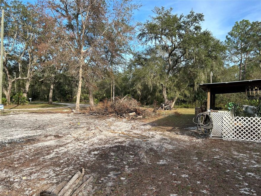 This lot has had a mobile home on it previously that burned down,  water, sewer and electric are in place. That will save on impact fees. Very low traffic area.