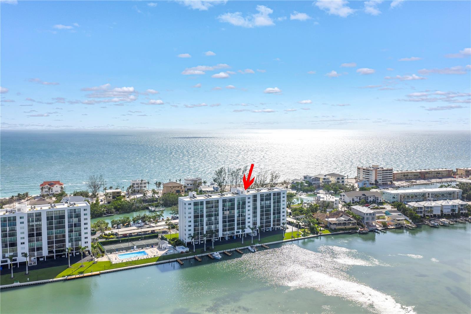 Live the Ultimate Waterfront Lifestyle at The Pointe on Midnight Pass!
Welcome to your private slice of paradise on Siesta Key, where panoramic full bay views, lush tropical surroundings, and upscale amenities come together in one of the island’s most coveted communities—The Pointe on Midnight Pass.
This beautifully updated 970 sq ft residence offers a seamless blend of style and functionality. Step inside to discover brand-new appliances and sleek countertops in the kitchen, perfect for everyday cooking or entertaining with a view. The thoughtful floorplan includes built-in pocket doors that enhance flow and privacy without compromising space, and a newly installed A/C system and industrial-grade water heater ensure comfort and reliability year-round.
A rare highlight is the built-in washer and dryer, tucked away for convenience without sacrificing style. You’ll also enjoy the added bonus of a dedicated storage unit, ideal for storing beach gear, bicycles, or seasonal items.
Step out onto your private space and soak in expansive views of the bay, where dolphins are known to make appearances. The Pointe on Midnight Pass is a gated community renowned for its pristine landscaping and exceptional amenities. Residents enjoy deeded beach access, just a short stroll away, as well as a resort-style heated pool, fitness center, tennis and pickleball courts, sauna, kayak launch, and a bayfront BBQ area for unforgettable sunset dinners.
For boating enthusiasts, dock access is available for only $100/month on a first come, first serve basis—an incredible value in this prime waterfront location.
Tucked away at the quiet southern tip of Siesta Key, this community offers peace and privacy while still being close to the vibrant shops, restaurants, and nightlife of Siesta Village and mainland Sarasota. Whether you're seeking a full-time home, seasonal retreat, or investment opportunity, this residence offers a rare combination of move-in-ready comfort, upscale upgrades, and an unbeatable location.
Don't miss your chance to live the waterfront lifestyle you’ve been dreaming of.