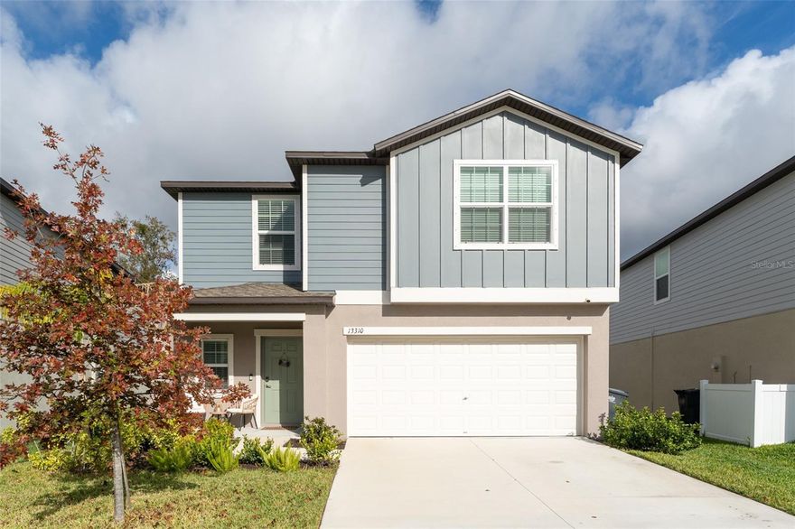 Welcome to this stunning newly built 2024 single-family home in Riverview, where modern design meets everyday comfort. Offering 2,264 square feet of thoughtfully designed living space, this 5-bedroom, 2.5-bath residence is ideal for growing households, remote work, and entertaining. The first floor features an open-concept living room, dining area, and kitchen, creating a seamless flow perfect for both daily living and hosting guests. The kitchen anchors the space with contemporary finishes and generous room to gather. A convenient inside laundry room and spacious 2-car garage complete the main level. Upstairs, a versatile loft provides the perfect flex space for a media room, home office, or play area, while all bedrooms have comfort and privacy. The primary suite is designed as a relaxing retreat with ample space and natural light.  
Step outside to enjoy the screened patio, ideal for morning coffee or evening relaxation while enjoying Florida living year-round.
Modern layout, and a prime Riverview location—this home delivers space, style, and functionality in one exceptional package. Home includes hurricane shutters, Taexx in wall pest defense system.  FHA assumable mortgage @ 4.99 A must-see opportunity you don’t want to miss!