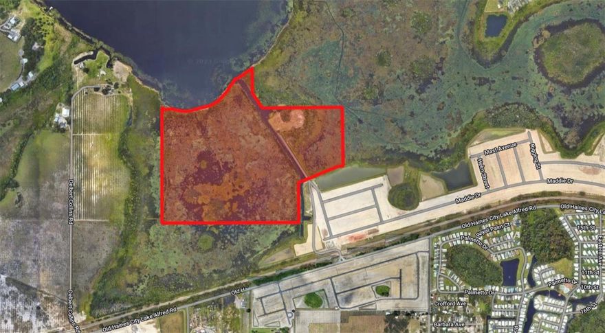 ONE OF A KIND! Located just behind the Hammock Reserve Subdivision is a unique parcel of land called Hammock Island. This parcel is ideal for an estate lot or could be divided. Has lake and canal frontage as well as a private entrance with a wire gate at the rear of the subdivision. Water, electricity, and sewer are stubbed out and available for hookup.