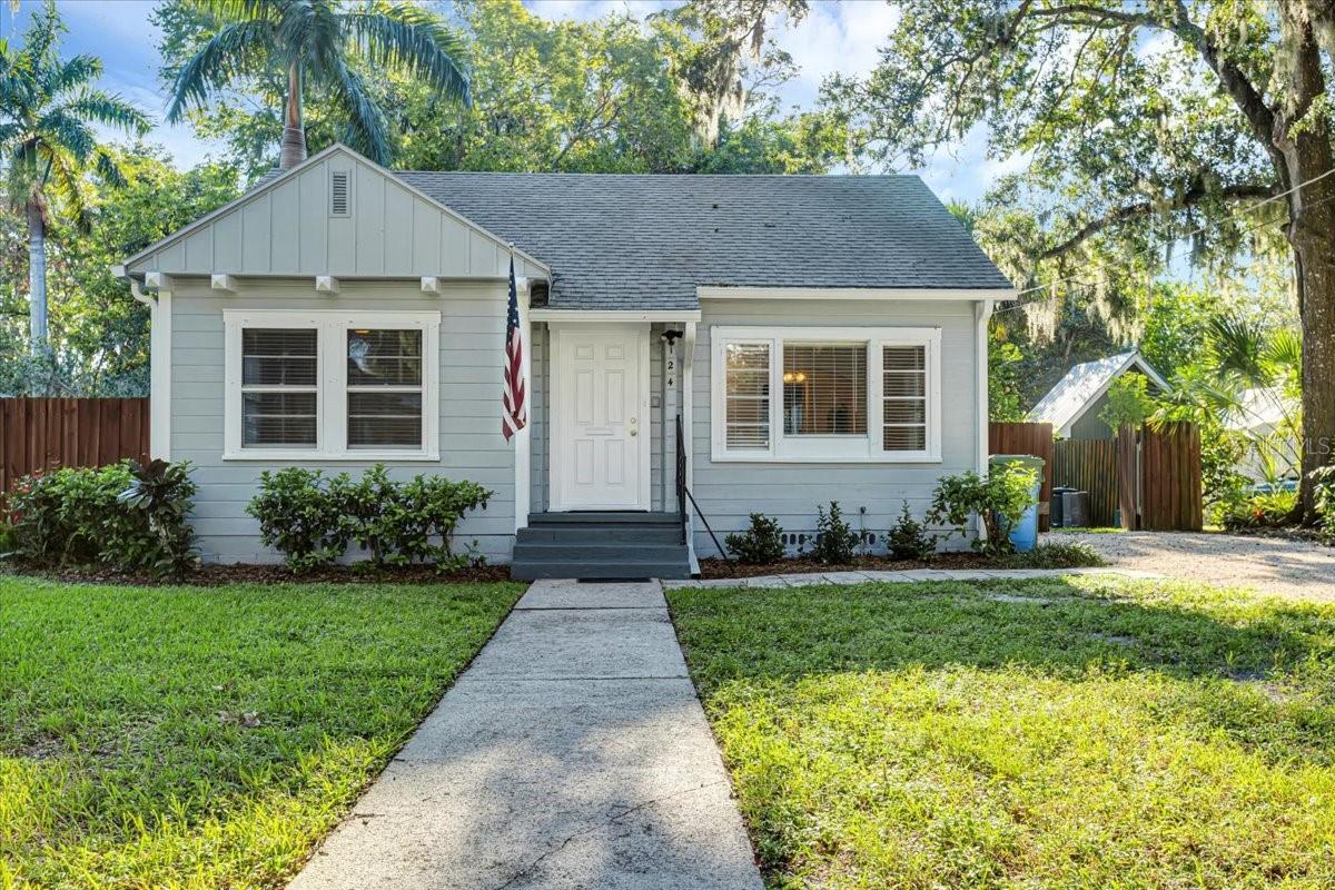 This Northwest Bradenton Cottage will steal your heart. Nettled around mature trees, the property offers a quiet peaceful fenced backyard along side a small creek. BBQ on the deck or enjoy morning coffee listening to the birds. This house is seconds away from Riverview blvd and the Manatee river. it is also close to downtown, restaurants, shopping, groceries, and Anna Maria island which offers Amazing beaches and small island life! This 2/1 house offers the character you love in home while being brought up to today standards. Updated Plumbing and new Electrical, fresh paint and critter proofing have all been taken care of bringing peace of mind. This is a great Florida house that could be your next home or investment property.