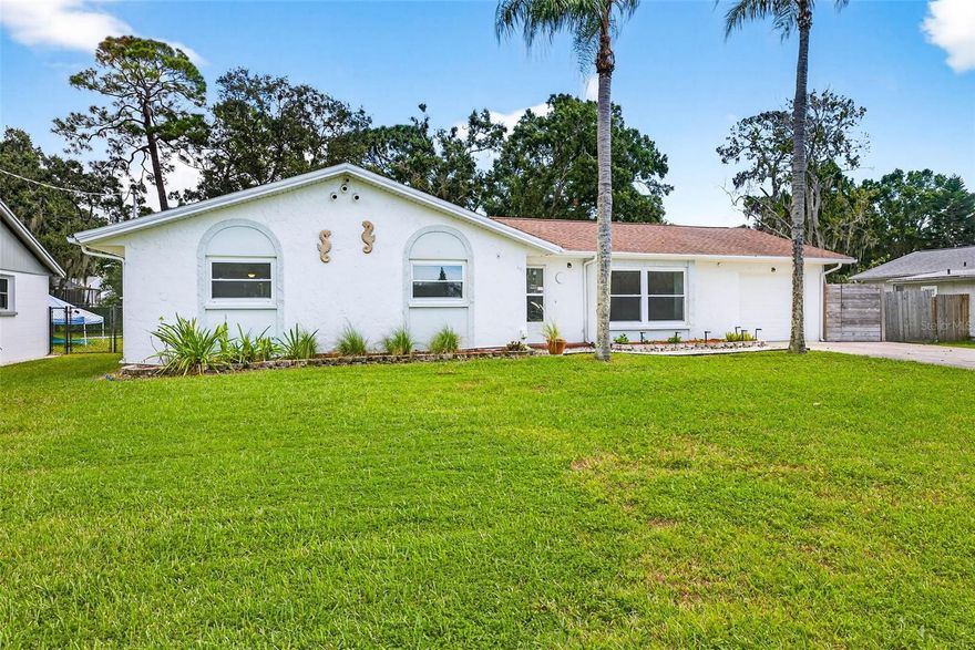 This exceptional 3-bedroom, 2-bathroom pool home, nestled in the heart of Oldsmar and Tampa Bay, epitomizes the true Florida lifestyle and has been fully updated with a brand-new kitchen, completely renovated bathrooms, new AC system, fresh interior & exterior paint, and modern finishes throughout. Boasting an oversized driveway with room for RVs, boats, and multiple cars, the property offers a well-designed open floor plan perfect for both modern and coastal living, with a centrally located kitchen that connects seamlessly to formal and casual dining areas, while the split family room and living room provide versatile options for furniture layout, entertaining, or rental potential. The private owner’s suite includes a spacious walk-in closet and fully updated ensuite bathroom, with two additional bedrooms and another newly renovated full bath completing the interior living quarters. Recently painted in neutral colors to enhance natural light, the home feels open, bright, and inviting, while the expansive backyard oasis features a resurfaced pool with new deck pavers, a fenced and turfed play area ideal for pets or family fun, and a large garden shed that serves as extra storage or a workshop. With no HOA or CDD fees, the property provides the freedom to live as you choose, making it not only a perfect primary residence but also a fantastic option for an income-producing rental, short-term Airbnb, or long-term investment property with huge potential. Its prime Oldsmar location offers unparalleled convenience to award-winning Gulf Coast beaches, shopping centers, dining options, major roadways, Tampa International Airport, and professional sporting arenas, while nearby parks including Veterans Park, Bicentennial Park, and Mobbly Bayou Beach Park offer playgrounds, picnic areas, fishing piers, kayak launches, pavilions for concerts and events, and scenic walking trails, capturing the essence of Florida living at its very best and making this property not just a house but a complete lifestyle package and an exceptional opportunity for buyers and investors alike.