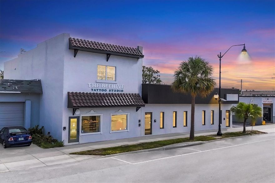 These two buildings are available for purchase either together or individually.NOT FLOOD ZONE! RENOVATED! INCOME PRODUCING PROPERTY! TOP LOCATION!PUBLIC WATER AND PUBLIC SEWER! ALL SEPARATE METERS! NEW ROOFS 2025! NEW ELECTRICAL PANEL!

633-639 E Venice Ave and  641-645 E Venice Ave is a 5,480 SF storefront retail/residential property offers a unique blend of historic charm and versatile usability.
633-639(UNIT A, UNIT B) E Venice Ave which is Tattoo shop 1St level and 2 APARTMENTS 2nd floor.The building combines vintage architecture with modern potential, making it ideal for both retail and residential use. With a parking ratio of 2.38 spaces  1,000 SF, the property provides convenient access for tenants, customers, and residents alike. Its flexible layout is well-suited for boutique retail, mixed-use occupancy, or an owner/user investment opportunity.Seaboard District and its upcoming modernized Master Plan. PLENTY OF PARKING ON THE BACK.

641-645 E Venice is a 2,480-square-foot property currently leased on a month-to-month basis. The site is not in a flood zone and is equipped with public water and sewer. It features over 25 parking spaces in the back, plus an oversized lot in both front and rear, ensuring ample parking. The building has been completely renovated, including a new roof, tankless water heater, new electrical panel, fresh paint, and ceramic tile flooring. Just east of the property lies the Venice Seaboard District, where zoning allows for condos above commercial spaces. The city has finalized a new master plan to transition the area into a vibrant mixed-use district, encouraging a vertical blend of residential and commercial uses. With curb cut access from both major streets, this site is ideal for a dynamic retail or mixed-use development that aligns with the evolving needs of the Venice community.