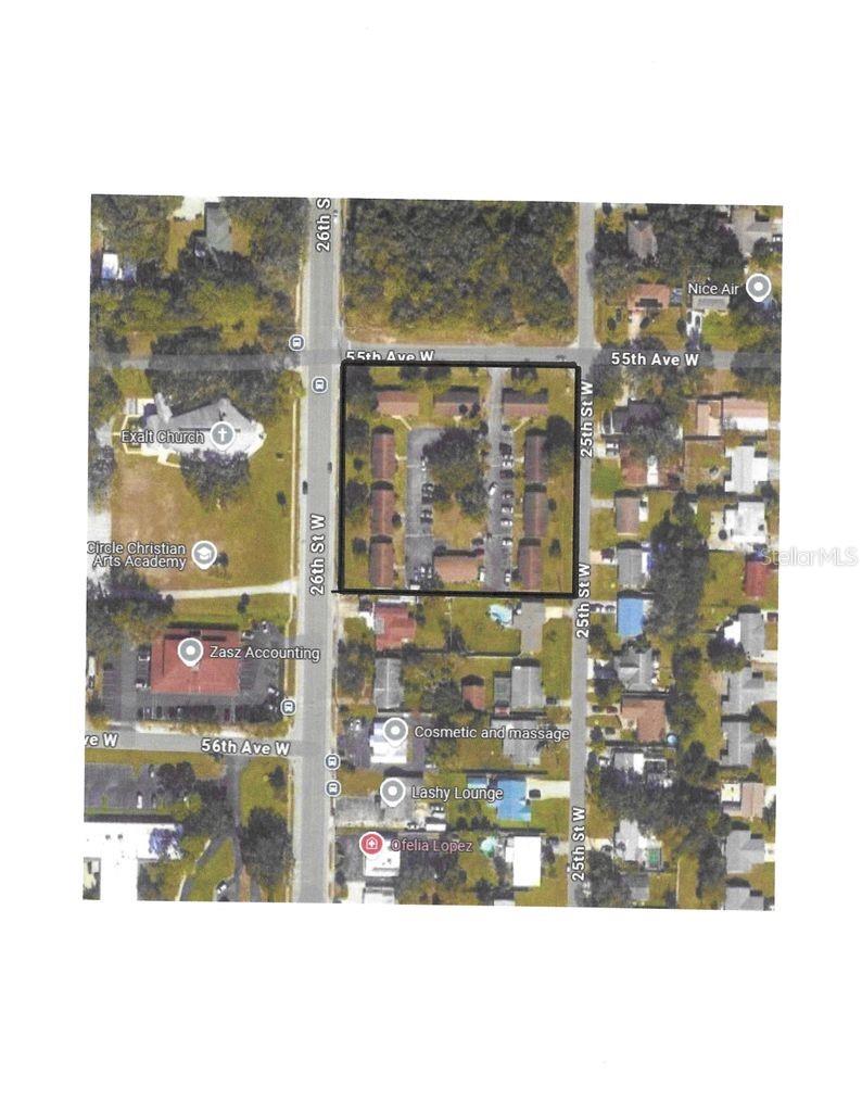 20 Units-10 Duplexes in Bradenton
This investment opportunity consists of a 20 unit / 10 duplex one story multifamily community located on a 2.12 +/- acre parcel in Bradenton, Fl. The RDD-6 zoned oversized lot is 300 feet by 308 feet deep and comprises 92,399 sf +/-. RDD-6 Residential Duplex District allows for medium density residential uses of single family and duplex development of 6 units per acre. All duplex apartments are two bedroom, one bathroom units. Each duplex building is 1,534 sf and each unit is 767 sf. The buildings are concrete block construction built in 1975. See attachment for Manatee County building permits issued on the property. This property offers immediate income with future remodeling or redevelopment potential. The property remains fully leased. Current NOI of the property is $ 234,146.00. See attachment for Income and expense spreadsheet. The property is located conveniently to shops, restaurants, offices and other amenities. The property is less than 2 miles to IMG, 1 mile to Detweilers, and a short drive to SR 70 and Tamiami Trail.
