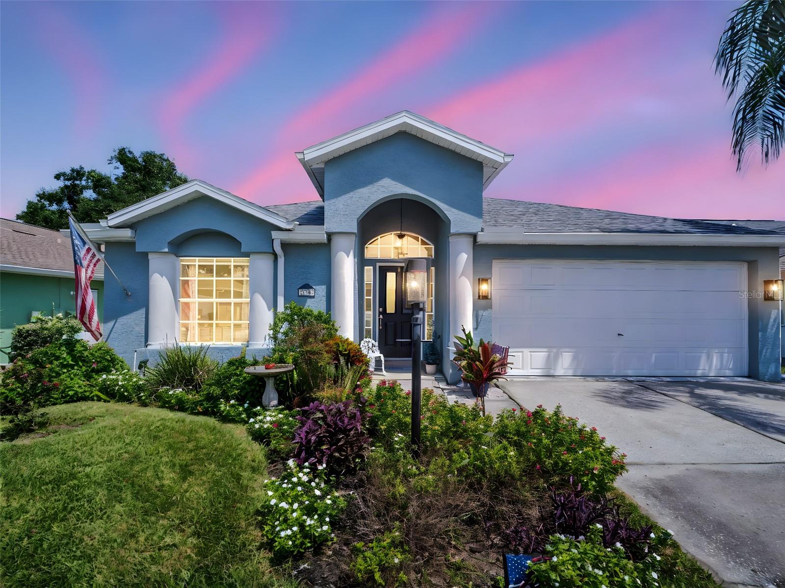 Your Florida Oasis Awaits!
Welcome to this versatile 3-bedroom pool home in the desirable gated community of River Ridge Country Club. Designed for both comfort and entertaining, this home boasts an open floor plan with soaring cathedral ceilings, abundant natural light, and a spacious great room that flows seamlessly into the dining area and kitchen.
The Owner’s Suite, tucked privately at the back of the home, features a spa-like ensuite bath, walk-in closets, and a private door leading directly to the pool. The kitchen is equipped with all-new stainless-steel appliances, a convenient breakfast bar, and even a built-in desk area.
Step outside to the true centerpiece of this home: a heated 14x28 saltwater pool with a timeless Pebble Tec finish and recently added custom handrail ($4,000 upgrade). Whether you’re hosting gatherings, enjoying a quiet swim, or simply relaxing, this pool area is the perfect retreat.
Move-in ready with major updates already complete - both bathrooms are brand new, and the roof was replaced in 2022. Plus, enjoy low-maintenance living with the HOA covering all lawn care, irrigation (with reclaimed water), trash/recycling, security gate, and common area upkeep all for just $218/month. Golf carts are welcome, too!
Ideally located, this home offers easy access to top-rated River Ridge schools, medical facilities, golf courses, shopping, dining, and scenic parks and trails. The new Ridge Road Extension makes commuting a breeze.
Don’t miss your chance to own this Florida dream home—schedule your showing today before it’s gone!