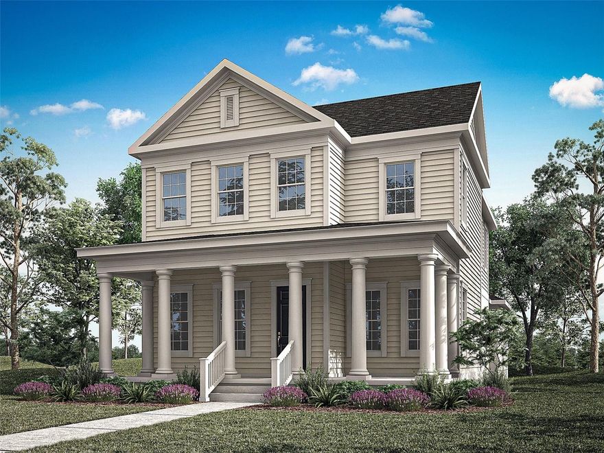 Under Construction. The Hayden floorplan is a perfect Florida home with an idyllic front porch and lanai with French doors, optimal for enjoying Orlando’s year-round sunny weather.  This home features 4-bedrooms, 2.5 baths, and a flex room. The upgraded executive kitchen includes all stainless steel appliances, perfect for hosting or cooking in. The spacious owner’s suite provides plenty of privacy and includes a generous walk-in closet. This home is adjacent to generous green parks and thoughtful gathering spaces, close to beautiful pool amenities, premium recreation centers and walking and biking trail networks that make up the Island Village lifestyle. Even better, when you own in Island Village at Celebration, you are a part of the master-planned community of Celebration with all of the amazing amenities and features within walking and biking distance. Don't miss out on this opportunity to own a beautiful new construction home in a highly sought-after area!