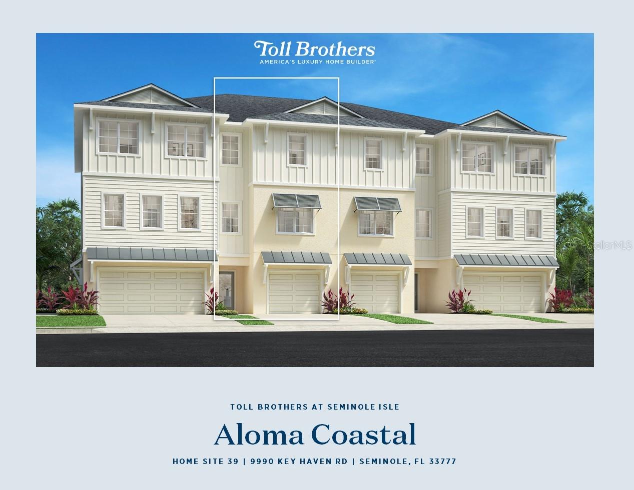 Under Construction. Welcome to Seminole Isle. 3-story town home under construction with designer-appointed finishes. This stunning townhome offers the perfect blend of luxury, style, and convenience. Featuring 3 bedrooms, 2.5 baths, and a dedicated office space, this home is thoughtfully designed with an open-concept layout, soaring ceilings, and elegant 8-foot doors that enhance the sense of space. The gourmet kitchen is a chef’s dream, complete with a custom cooktop layout, built-in wall oven, and microwave, all just steps from a conveniently located powder room. Enjoy serene Bayou views from the private, screened-in balcony on the second floor—perfect for relaxing or entertaining. Upstairs, the third floor offers two private secondary bedrooms, a versatile loft, and a sunlit primary suite featuring a spa-like bath with dual vanities, a large walk-in shower, and walk-in closet. Located in a beautifully maintained community with exceptional amenities including a resort-style heated pool, fitness center, fire pit, scenic walking trails, dock, and kayak launch, plus HOA-managed landscaping for added peace of mind. Just minutes from the beach, this home offers coastal living with modern comforts—schedule your private tour today!