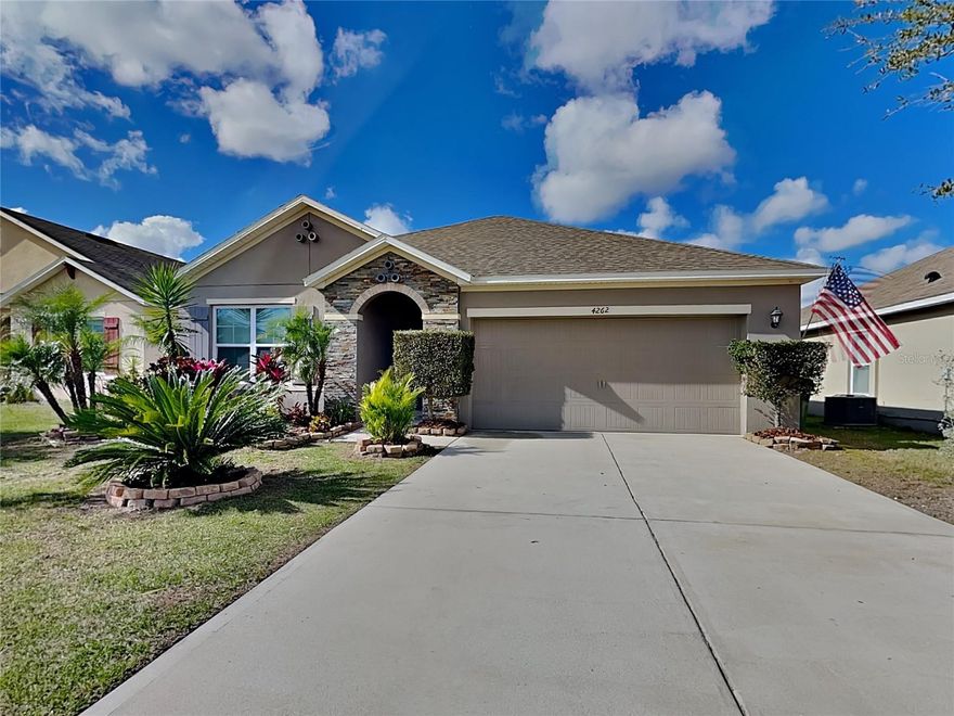 Take a look at this beautiful home, Clean and Move-In Ready, featuring 3 bedrooms, 2 bathrooms, 2 car garage and approximately heated 1,690 square feet. Enjoy the freedom of a virtually maintenance free lifestyle while residing in a great community. Smart Home Tech - $21.95/mo; Washer/Dryer - $35/mo; High Speed Cable/Internet (if applicable by 3rd Party user) $55/mo; Renters insurance reqrd, Pool service (if applicable) is $150/mo, Septic System (if applicable)- $35/mo; Admin Fee - $150 after lease is generated. Applications are First Come First Serve basis. Variable Rent Option – go to “Apply” on website and select Term for monthly rental options. This home is professionally managed and maintained by Owner. You deserve single family rental living at its best!