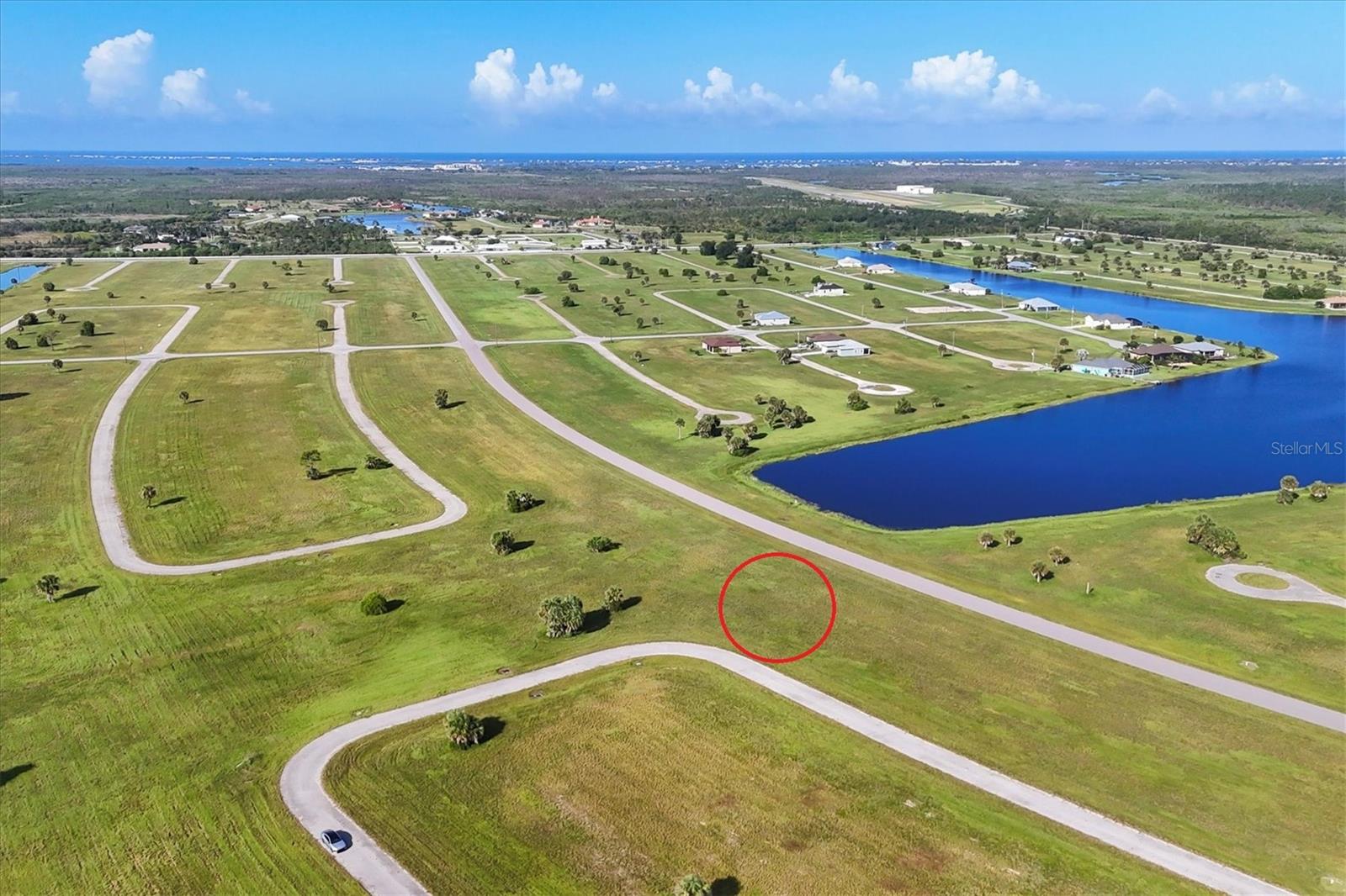 Fabulous OVER-SIZED residential lot with an unobstructed VIEW of the WATER from the back! Located in the popular, tropical area of Placida (pluh-SEE-duh), Florida, close to golf courses and the gorgeous GULF of MEXICO! This deed restricted community of Rotonda Meadows is still quiet, but quickly growing. Super low annual HOA, and restrictions that keep it well-maintained and tidy. Whether you are looking to build now or in the future, get your space in paradise before it is no longer available. Call with questions and to hear how fabulous life is here in paradise!