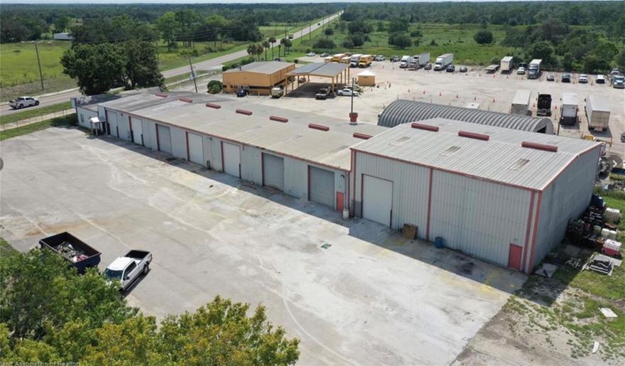 15,900+-SQ/FT INDUSTRIAL WAREHOUSE/OFFICE SPACE FOR LEASE IN SEBRING Close to Major Intersection US 27/Hwy 66/98 For Easy Distribution! 7 High Roll Up doors, 3 Phase Power, Clear Span High Ceilings. 13,300+/-sf Warehouse with 2,600+/- sf of air conditioned offices and a generous 4.6+/- acre property located just west of the crossroads of US Hwy 27 and SR 66/98, at just $12/sf **Zoned I2 and encompassing approximately 4.6 acres, the property is fenced and features an expansive parking area designed to accommodate trucks of all sizes. The large warehouse offers easy access through 5 roll-up doors (four 12'wX14'h, and one 12'wX16'h) that open to the main portion of the facility. Additionally, 2 12'X14' roll-up doors open to a separate warehouse area that is seamlessly linked to the 2,600+/- square feet of air conditioned office space. The offices are thoughtfully designed and ready to embrace your business operations. Truck-Friendly Parking: A sprawling 3.07+/- Acre parking area caters to trucks of all sizes, ensuring your clients and workforce always have convenient and efficient parking solutions and easy delivery of your goods,. This property provides the canvas you need to tailor the space to your exact operational needs.**Seize this golden opportunity to establish or grow your business in this exceptional property.