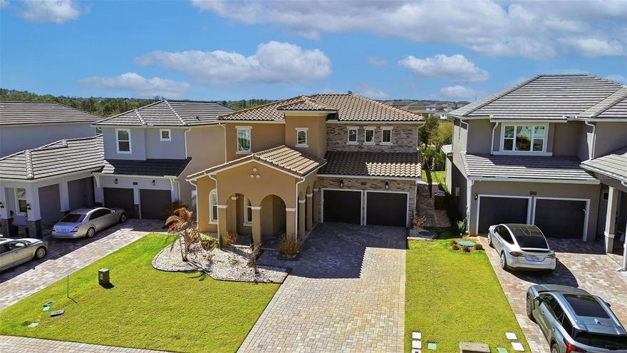An exceptional opportunity awaits within the exquisite guard-gated community of Bella Collina, where refined luxury meets timeless elegance. This nearly new 2024 Captiva model showcases a seamless blend of contemporary design, curated upgrades, and elevated resort-style living, and with the builder no longer offering this sought-after floor plan in the community, it represents one of the final chances to own this distinctive residence. The thoughtfully designed open-concept layout is ideal for both grand entertaining and effortless daily living, featuring a luxurious primary suite and a secondary bedroom or private study on the main level—perfect for multigenerational living or working from home. At the heart of the home, a gourmet chef’s kitchen is appointed with stainless steel appliances, soft-close custom cabinetry, and inspiring designer finishes, flowing beautifully into an outdoor summer kitchen that enhances indoor–outdoor living. Bespoke details such as brick accent walls, elegant iron staircase railings, a pristine epoxy-coated garage floor, spa-inspired bathrooms with rainfall showers and contemporary tile, and a striking glass front entry elevate the home’s aesthetic throughout. The fully fenced backyard is artfully finished with stone edging and pavers and includes 30A pre-wiring for a future pool heater or spa, offering the potential for a private retreat. Residents enjoy access to an extraordinary collection of amenities, including a 75,000-square-foot Tuscan-inspired clubhouse, a championship golf course designed by Nick Faldo, a serene 350-acre private lake, resort-style pool with lap lanes and poolside service, full-service spa and salon, Har-Tru tennis courts, fitness center, scenic walking trails, fine dining, curated social events, and an elegant ballroom—delivering the exclusivity, sophistication, and lifestyle for which this remarkable community is renowned.

Don't miss the opportunity to schedule your private tour today and transcend your lifestyle in Bella Collina Community.
