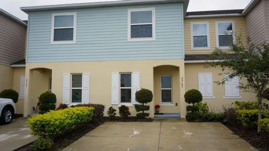 Spacious townhome located in Kissimmee, Florida, featuring 3 bedrooms, 2.5 bathrooms, and 1,796 square feet of well-designed living space. This property has been well maintained and is only 5 years old, offering a clean and modern interior.

The home includes an open living and dining area, a functional kitchen with appliances, and neutral finishes throughout. The second floor provides all three bedrooms, including a primary suite with its own bathroom and closet space. The additional bedrooms  are flexibility for various uses.

The property have two assigned parking spaces and a rear patio area suitable for outdoor enjoyment. The community provides convenient access to major roadways, including US-192, and is approximately 25 minutes from the Disney area, as well as shopping, dining, and entertainment options.
Available for move-in in December.