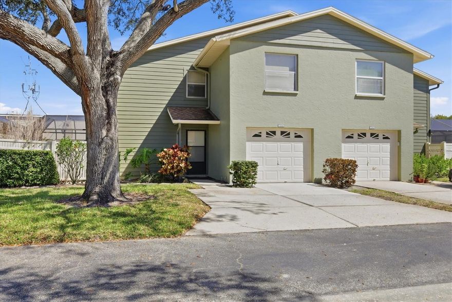 Experience the best of Sarasota living in this charming two story villa located in the heart of the County!  This maintenance free gem features a private courtyard and an attached one car garage, offering both privacy and convenience.  The thoughtful layout keeps both bedrooms and two full baths upstairs on the second floor, creating a peaceful retreat away from the main living areas and kitchen.  The villa offers a half bath downstairs which is perfect for guests.  Enjoy being minutes away from shopping, beaches, grocery stores and some of the best dining in the area.  Residents also have access to a refreshing community pool, making every day feel like a vacation.  Schedule your showing today!!