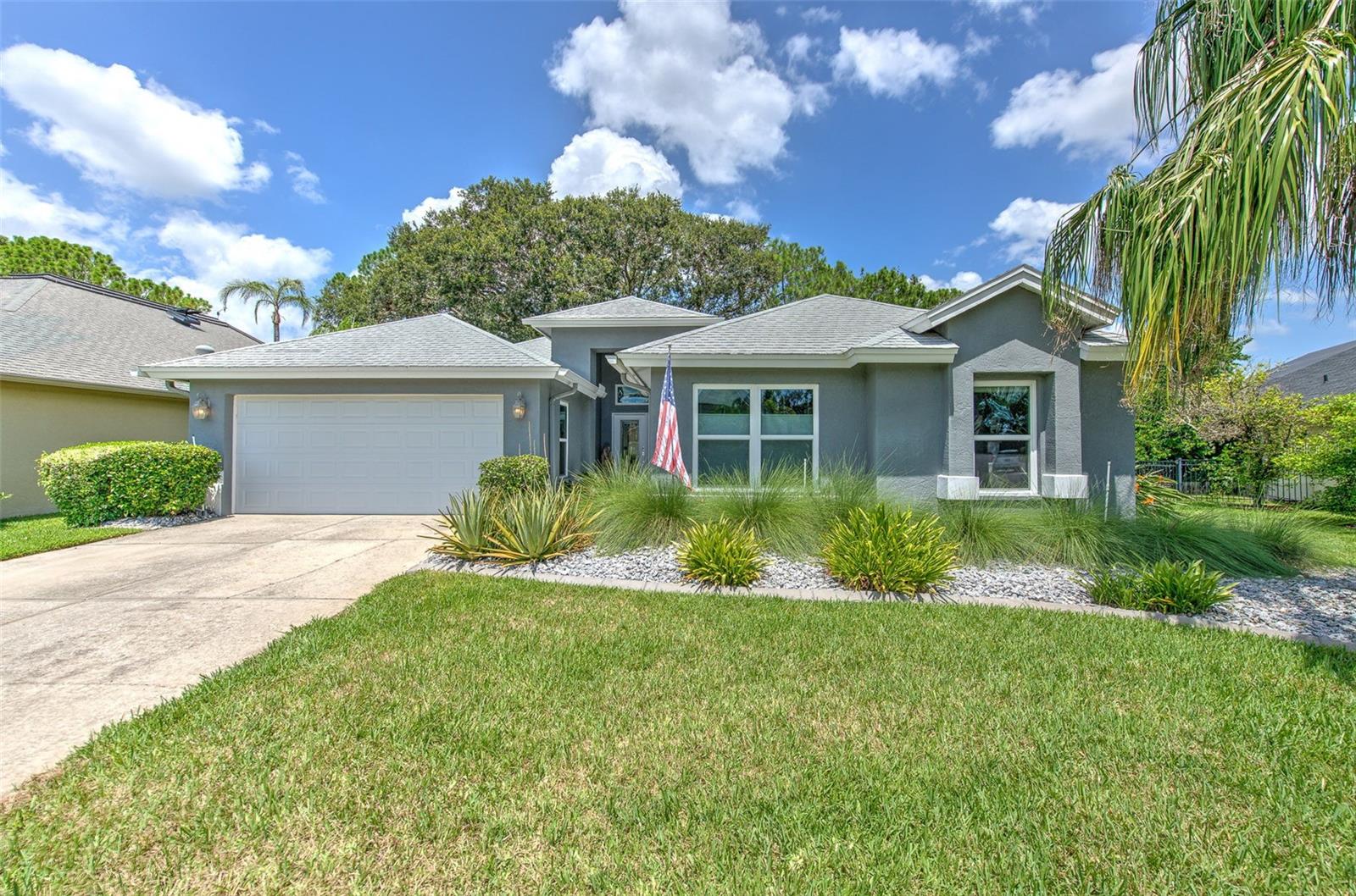 Under contract-accepting backup offers. THEY NEVER PLANNED TO MOVE!! You'll feel like you're home as soon as you walk through the lead-glass front door to this light, bright, feels- like- you're on vacation home! Single story, 4 bedrooms, 2 bath pool home with a panoramic vaulted pool cage on the 5th fairway of prestigious River Hills Country Club! Tile throughout the home. Remodeled kitchen with 40" cabinets, soft close doors, sliding drawer pantry, Lazy Susan in corner cabinets, newer LG appliances, gas (propane) range/double ovens and custom concrete counters. Master and guest baths remodeled with granite counters, over-sized undermount sinks and high one-piece Kohler toilets. Guest bath has a tiled glass shower. Free standing tub and walk-in glass shower in master. All original windows and sliders have been replaced. Spend your days poolside on the shaded lanai with breathtaking golf-course views.
River Hills is a beautiful community with 24/7 manned gates, tree-lined streets, playgrounds, volleyball, basketball, pickleball, nature trails on the Alafia River and golf and country club with dining room, sports bar, pro shop, junior Olympic pool, eight Har-Tru tennis courts and fitness center. The schools are some of the best in Hillsborough County; shopping, dining and outdoor recreation areas nearby (new Whole Foods to open late 2025); and easy access to major Bay Area thoroughfares make Downtown Tampa, MacDill Air Force Base and Florida famous Gulf Beaches and theme parks just a drive away. (see attachments for a list of all the upgrades!)