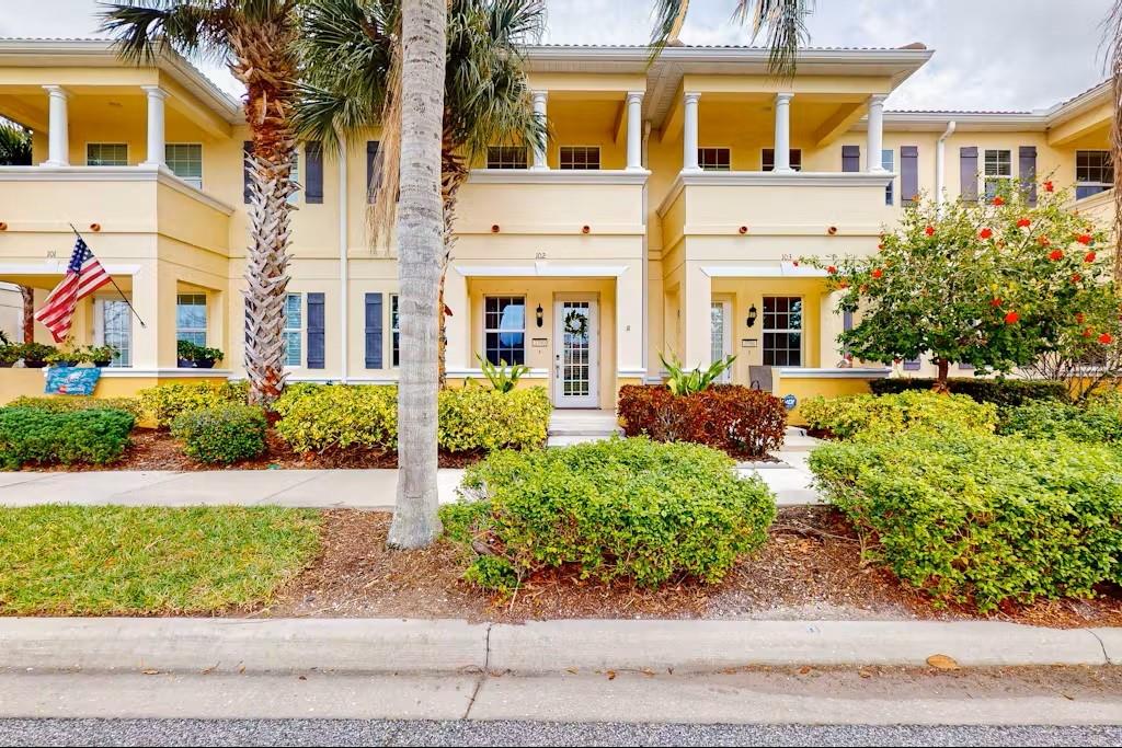 Live the Florida Dream in This Immaculate Townhome!
Welcome to a lifestyle defined by tropical beauty, everyday convenience, and stress-free living. Nestled in a picturesque community surrounded by swaying palm trees and a sparkling lake, this home offers the best of Florida’s outdoor lifestyle—right at your doorstep.
Enjoy resort-style amenities, beautifully maintained grounds (fully covered by the HOA), and the peace of mind that comes with being in a prime location that’s close to everything—yet safely out of reach of hurricane concerns. You’re just minutes from shopping, dining, and I-75, with the Bradenton/Sarasota Airport and world-famous beaches only 15 minutes away. Inside, your open-concept townhome boasts natural light, modern finishes, and plenty of thoughtful upgrades. Highlights include Spacious layout with ample storage, Private entrance with garage and driveway access, Custom closet systems in both bedrooms, Built-in Murphy bed in the third bedroom/office for flexibility, New HVAC system, deep-cleaned interiors, and consistently maintained spaces...It’s move-in ready with no to-do list. Step out onto your front porch and enjoy the breeze while watching ducks stroll across the street to the lake—a perfect South Florida moment. Great opportunity to buy as investment or live in!